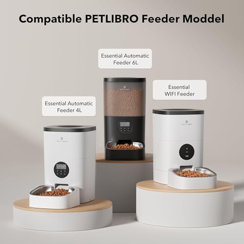 Automatic Dog or Cat Feeder, 5G WiFi Automatic Dog Food Dispenser with Freshness Preservation, 5L Timed Pet Feeder with Low Food Sensor, Up to 10 Meals Per Day,