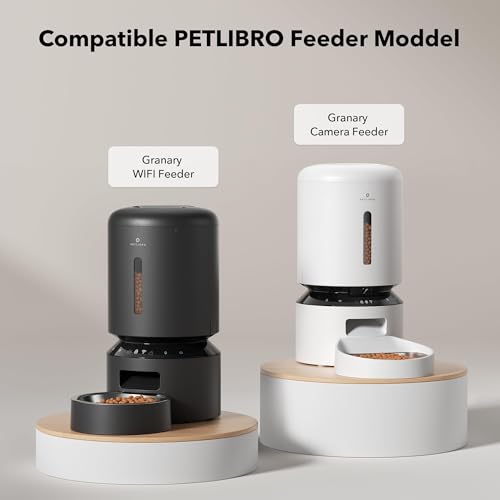 Automatic Dog or Cat Feeder, 5G WiFi Automatic Dog Food Dispenser with Freshness Preservation, 5L Timed Pet Feeder with Low Food Sensor, Up to 10 Meals Per Day,