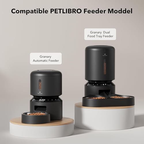 Automatic Dog or Cat Feeder, 5G WiFi Automatic Dog Food Dispenser with Freshness Preservation, 5L Timed Pet Feeder with Low Food Sensor, Up to 10 Meals Per Day,