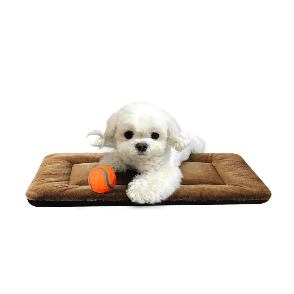 Dog Beds Crate Pad for Medium/Large Dogs Fit Metal,Ultra Soft, Washable & Anti-Slip Kennel Pad for Dogs Cozy Sleeping