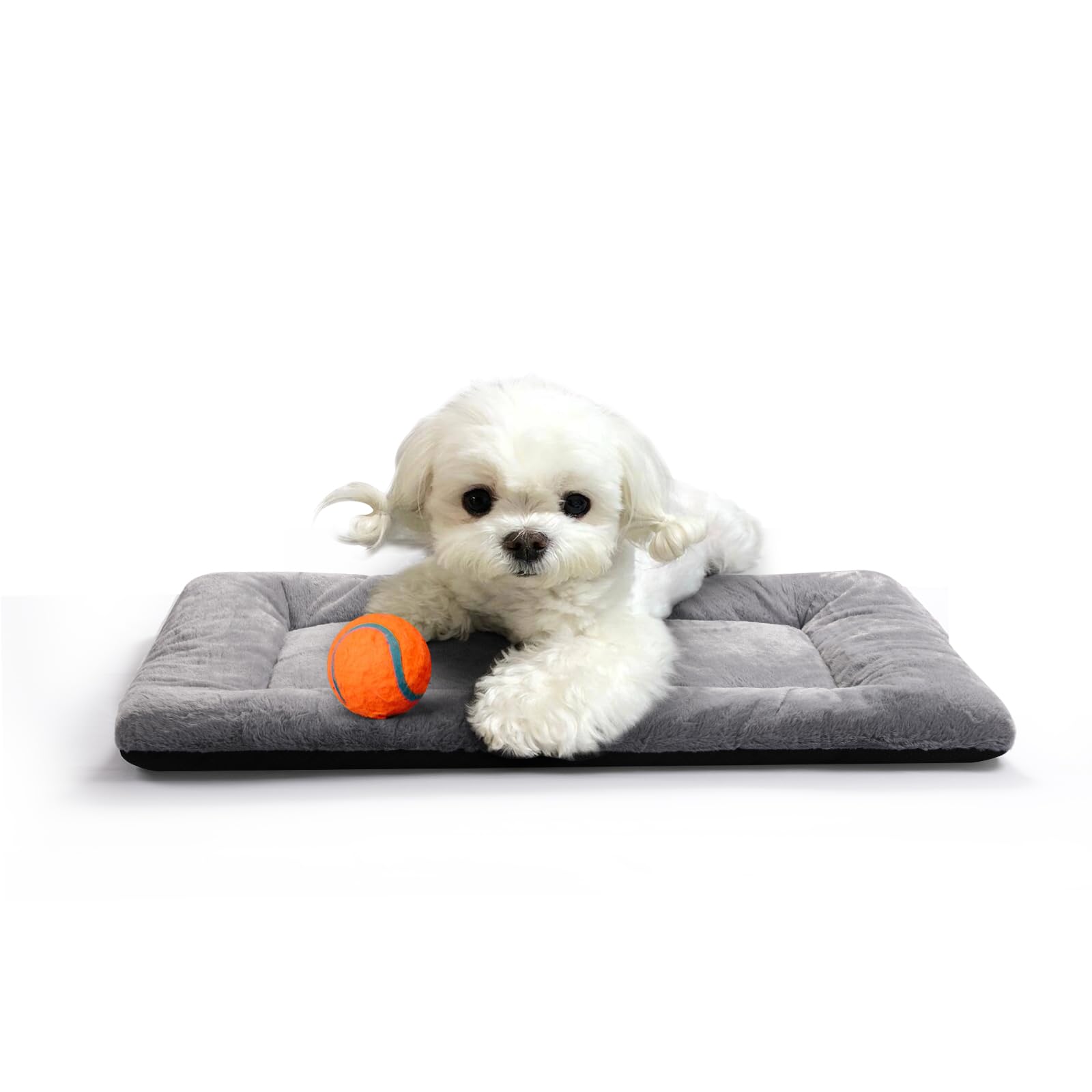 Dog Beds Crate Pad for Medium/Large Dogs Fit Metal,Ultra Soft, Washable & Anti-Slip Kennel Pad for Dogs Cozy Sleeping
