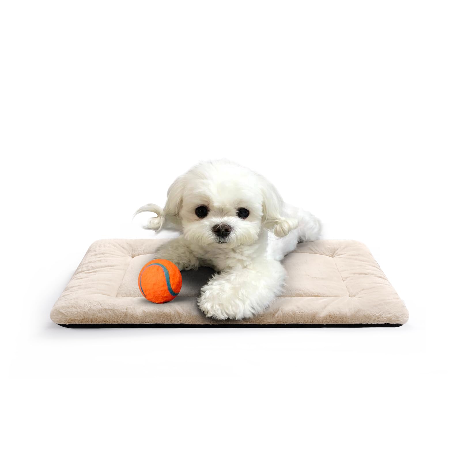 Dog Beds Crate Pad for Medium/Large Dogs Fit Metal,Ultra Soft, Washable & Anti-Slip Kennel Pad for Dogs Cozy Sleeping