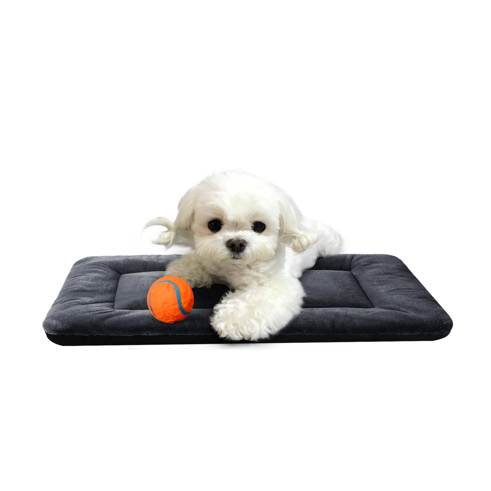 Dog Beds Crate Pad for Medium/Large Dogs Fit Metal,Ultra Soft, Washable & Anti-Slip Kennel Pad for Dogs Cozy Sleeping