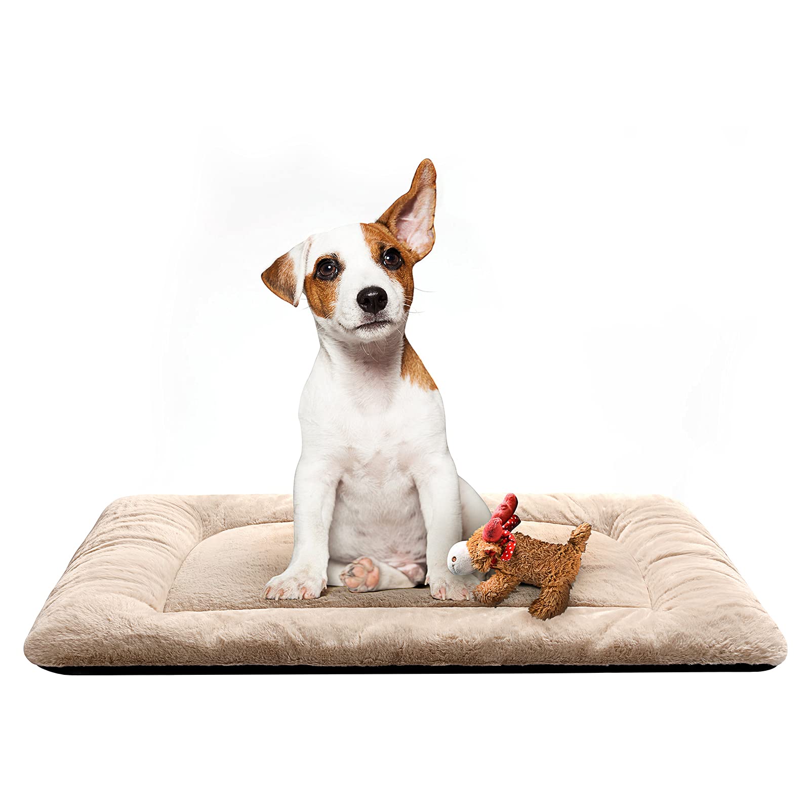 Dog Beds Crate Pad for Medium/Large Dogs Fit Metal,Ultra Soft, Washable & Anti-Slip Kennel Pad for Dogs Cozy Sleeping