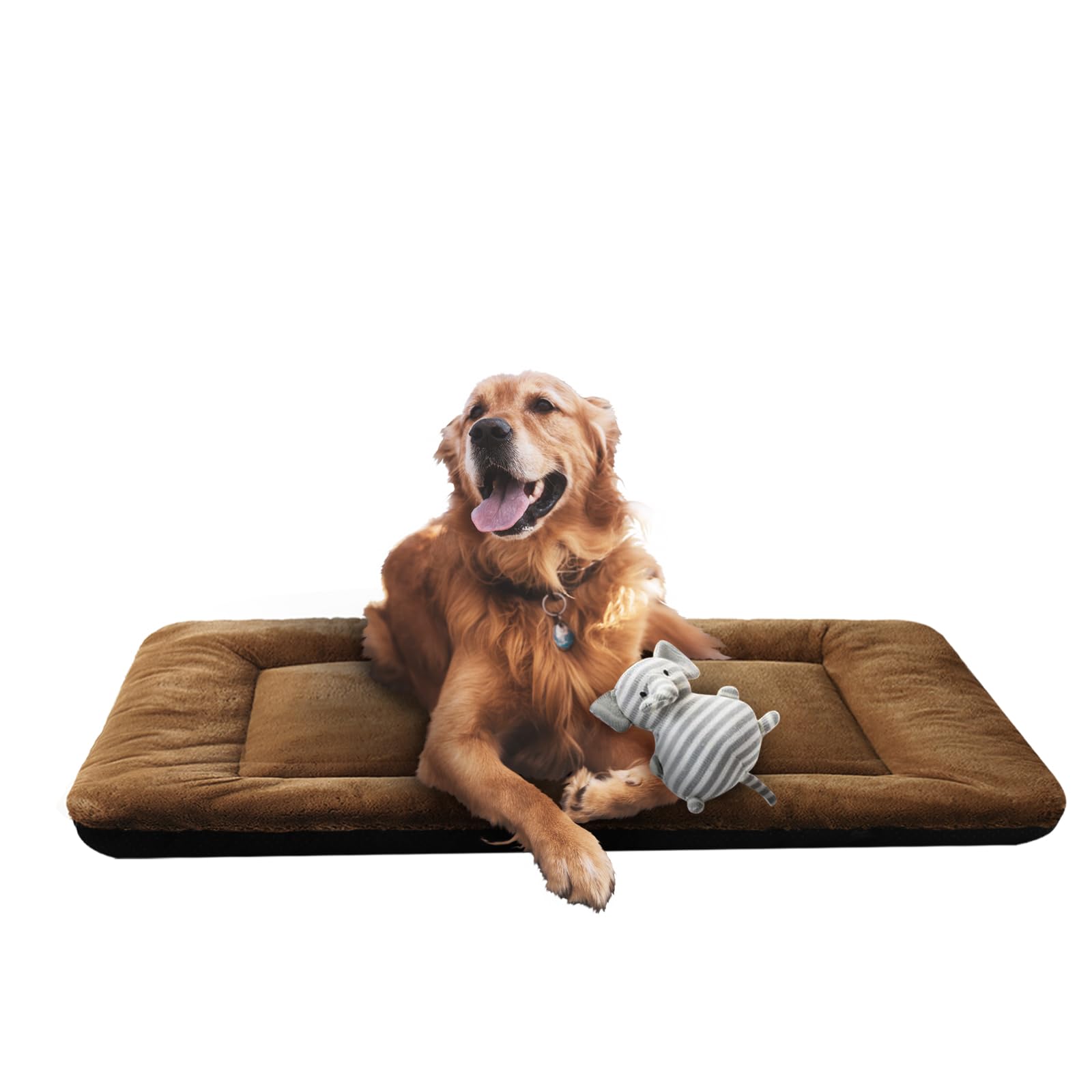 Dog Beds Crate Pad for Medium/Large Dogs Fit Metal,Ultra Soft, Washable & Anti-Slip Kennel Pad for Dogs Cozy Sleeping