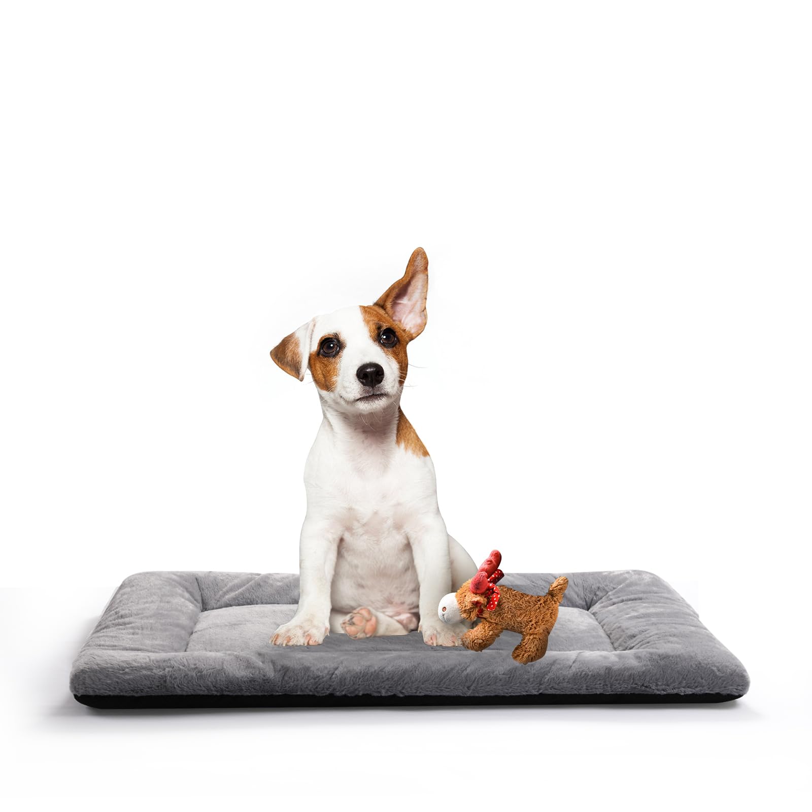 Dog Beds Crate Pad for Medium/Large Dogs Fit Metal,Ultra Soft, Washable & Anti-Slip Kennel Pad for Dogs Cozy Sleeping