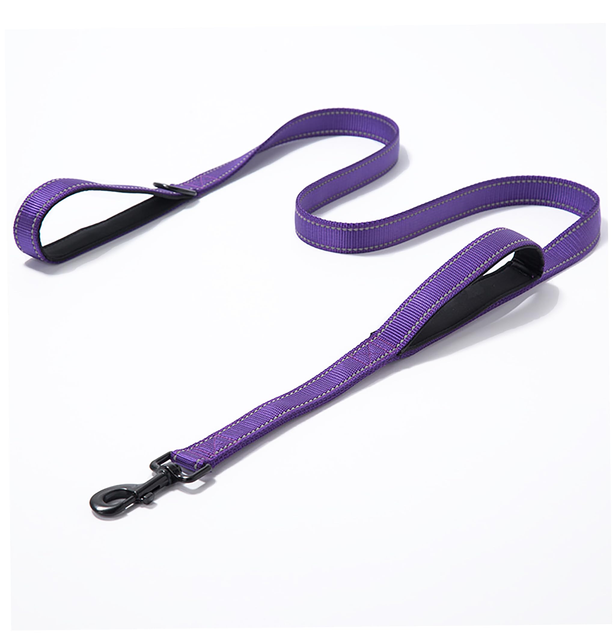 Heavy Duty Dog Leash - 2 Handles by Padded Traffic Handle for Extra Control, 6foot Long - Perfect for Medium to Large Dogs