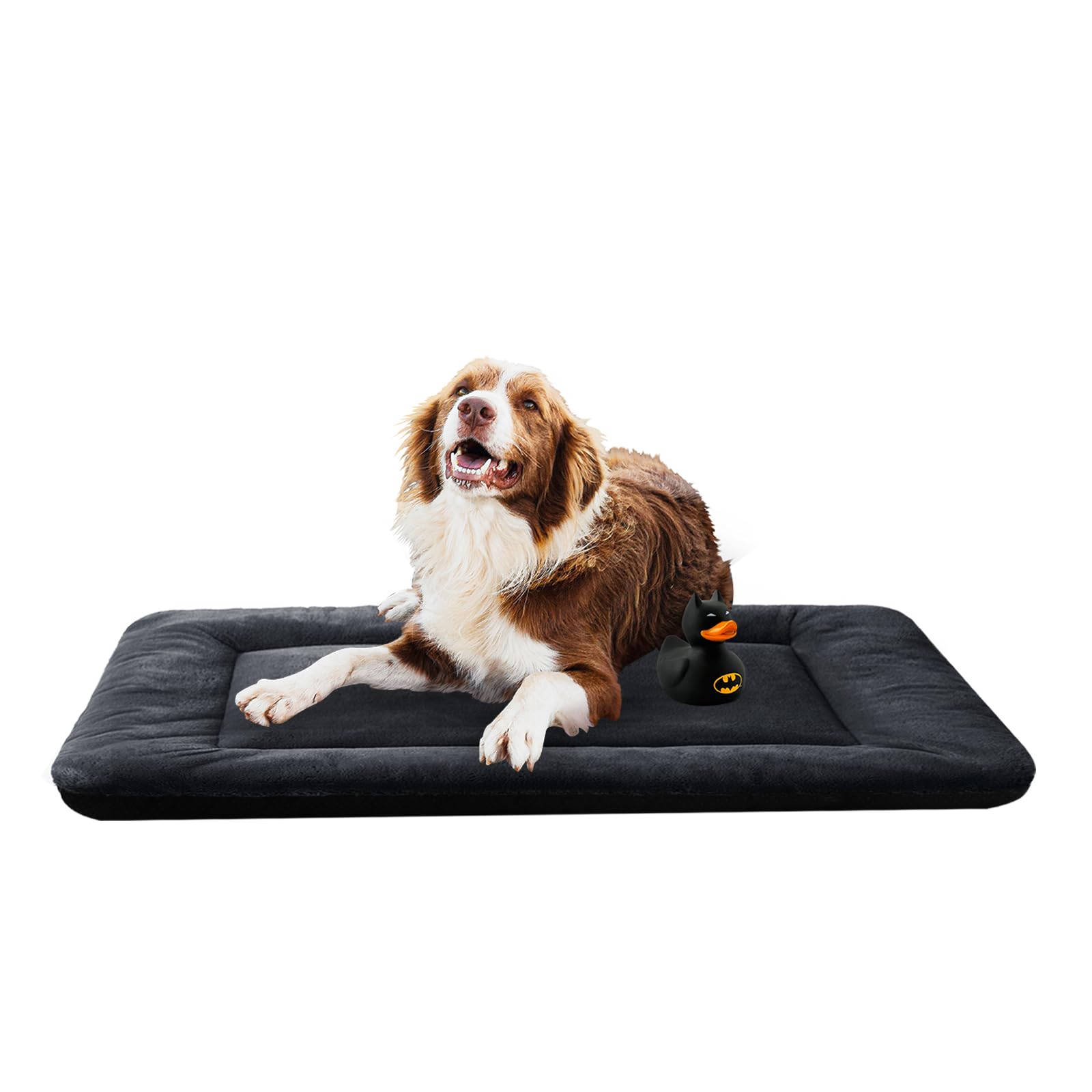 Dog Beds Crate Pad for Medium/Large Dogs Fit Metal,Ultra Soft, Washable & Anti-Slip Kennel Pad for Dogs Cozy Sleeping