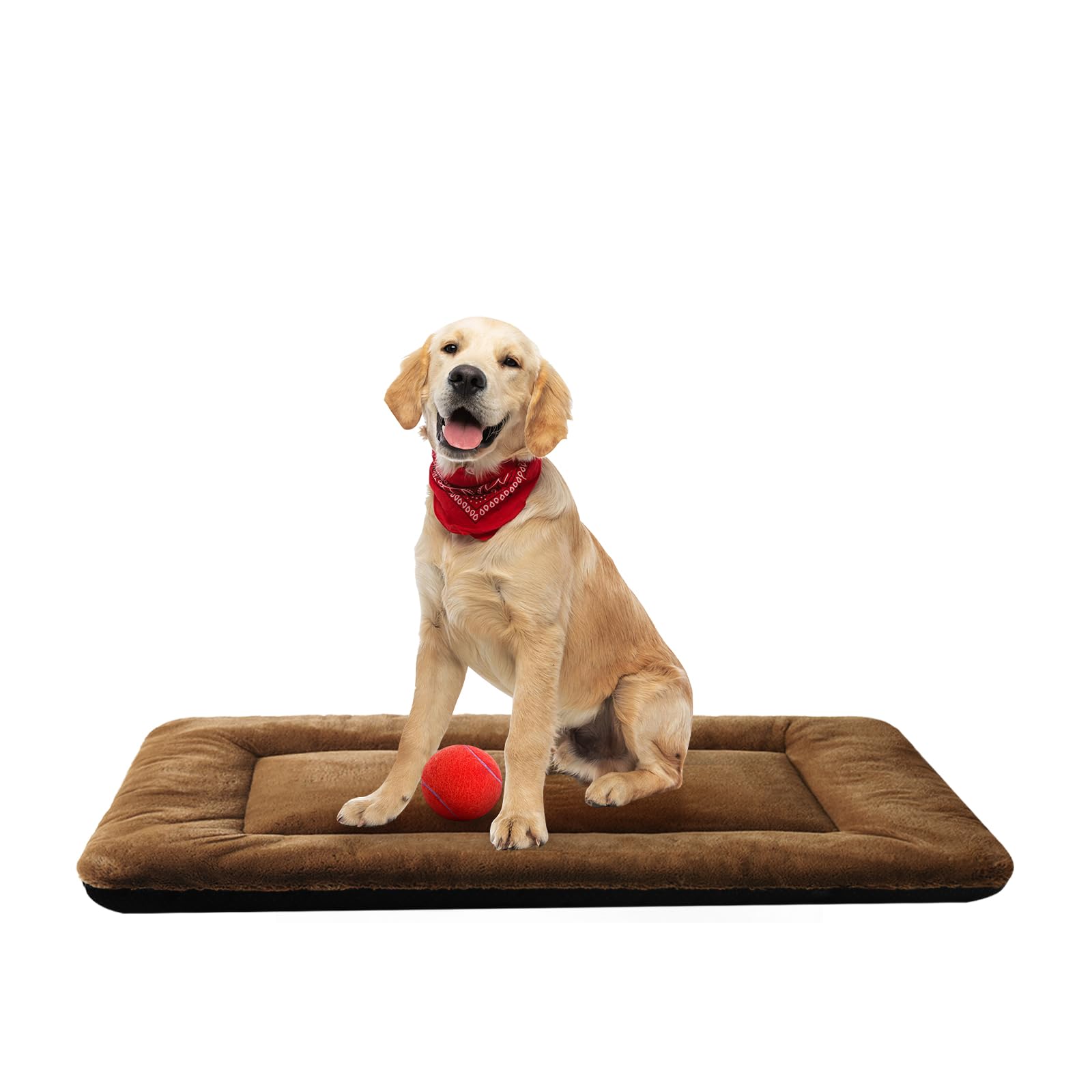 Dog Beds Crate Pad for Medium/Large Dogs Fit Metal,Ultra Soft, Washable & Anti-Slip Kennel Pad for Dogs Cozy Sleeping
