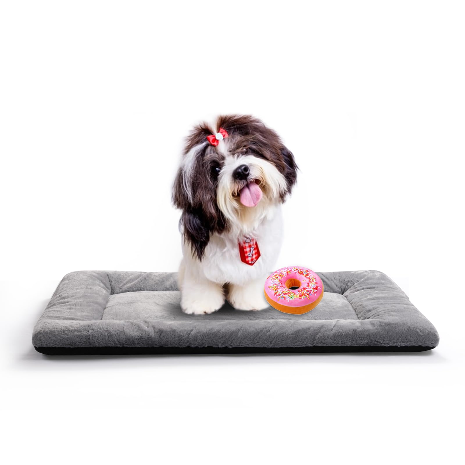 Dog Beds Crate Pad for Medium/Large Dogs Fit Metal,Ultra Soft, Washable & Anti-Slip Kennel Pad for Dogs Cozy Sleeping