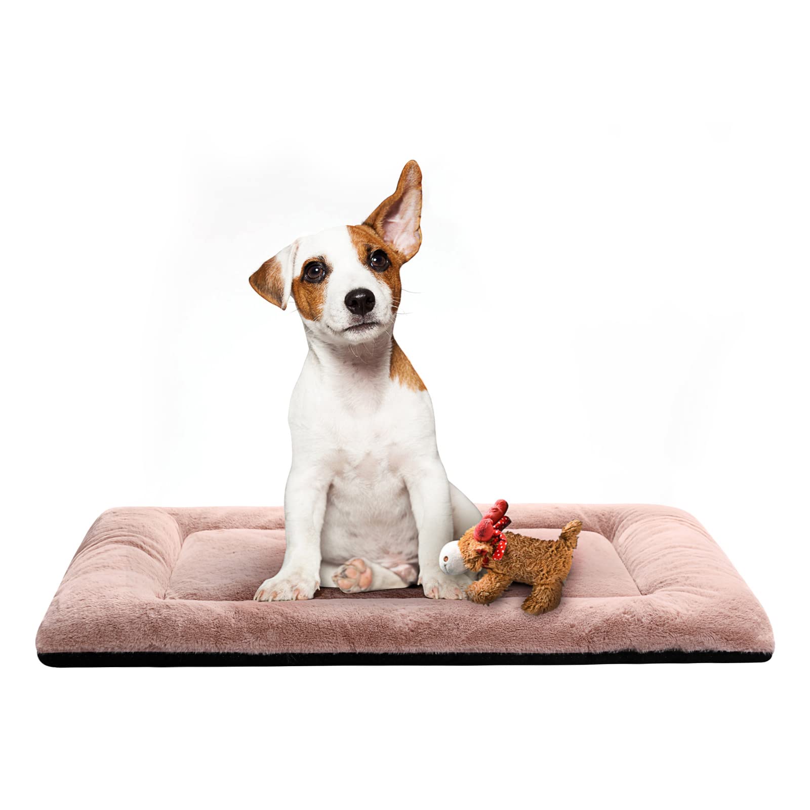 Dog Beds Crate Pad for Medium/Large Dogs Fit Metal,Ultra Soft, Washable & Anti-Slip Kennel Pad for Dogs Cozy Sleeping