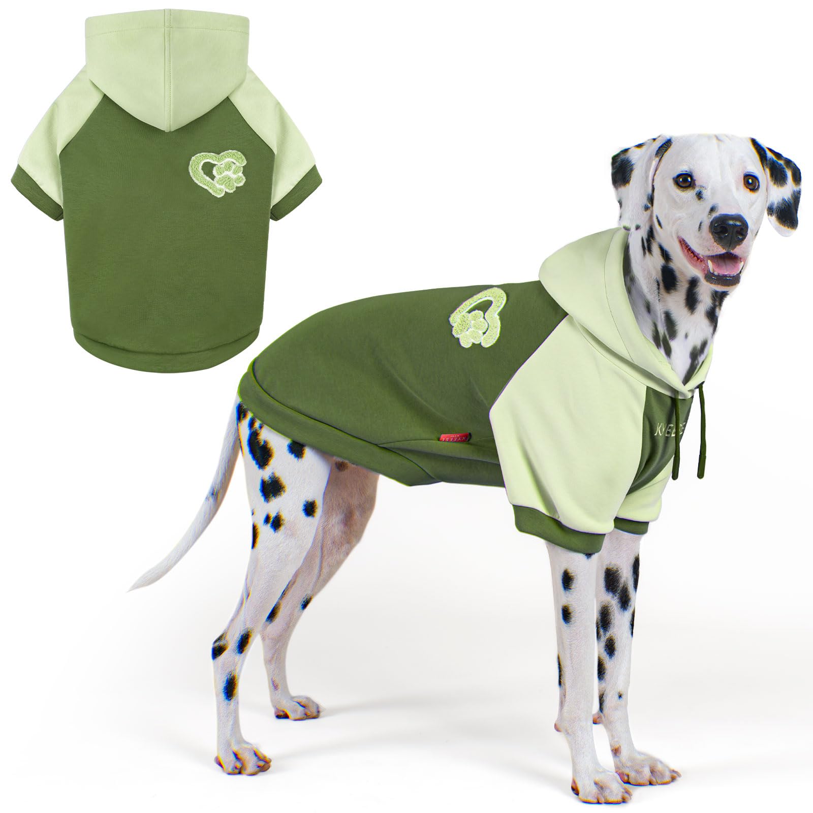 Premium Dog Hoodie Stretchy Pet Sweatshirt with Drawstring Soft Dog Clothes for Small Dogs Dogs Winter Coat for Cold Weather Warm Pet Clothes Comfort Cat Sweater Cat Coat with Leash Hole