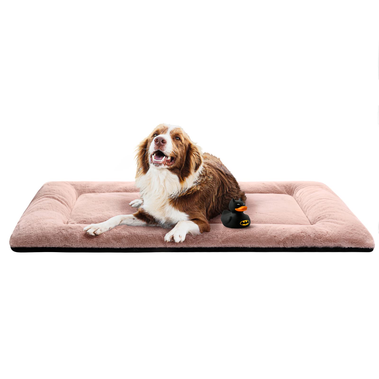 Dog Beds Crate Pad for Medium/Large Dogs Fit Metal,Ultra Soft, Washable & Anti-Slip Kennel Pad for Dogs Cozy Sleeping