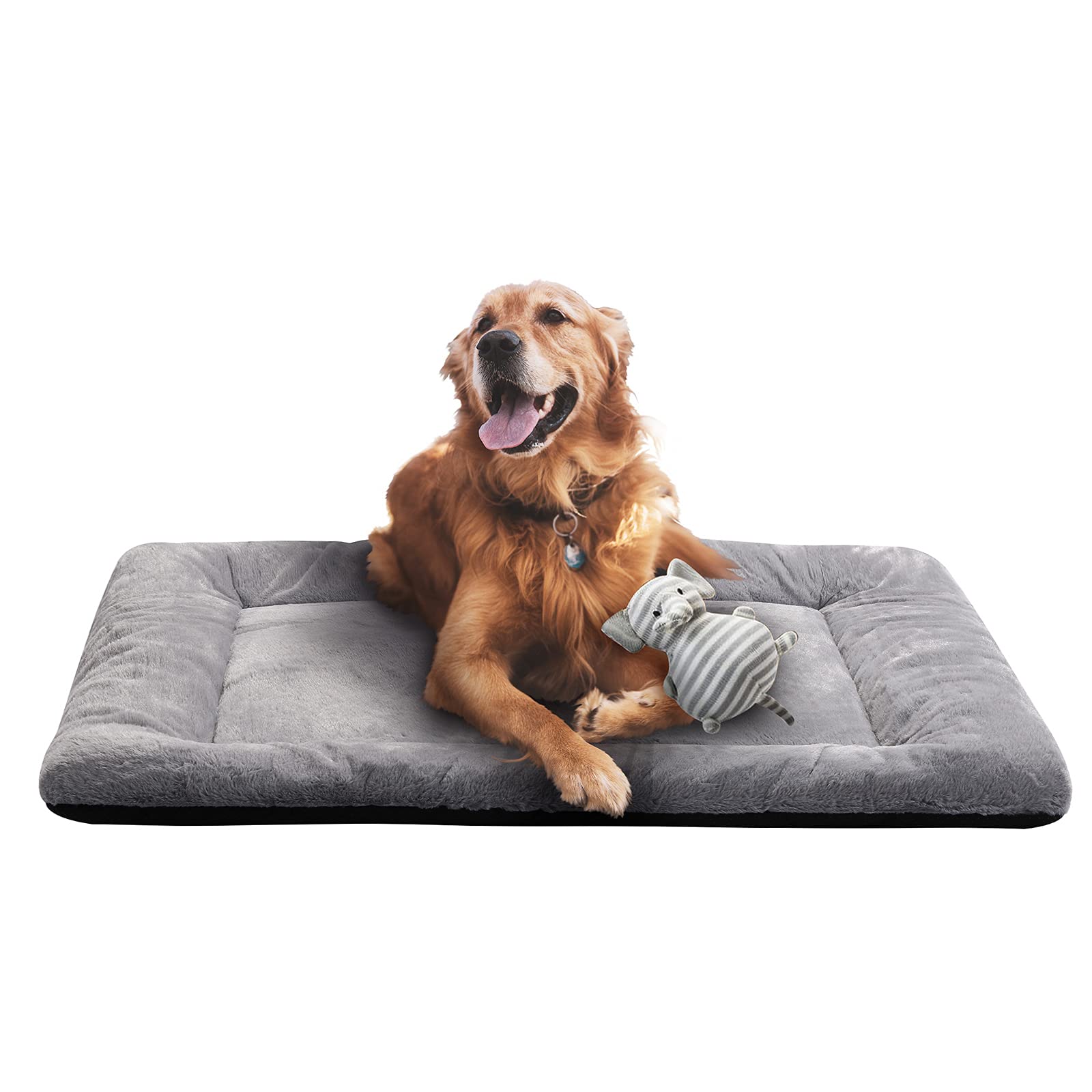 Dog Beds Crate Pad for Medium/Large Dogs Fit Metal,Ultra Soft, Washable & Anti-Slip Kennel Pad for Dogs Cozy Sleeping