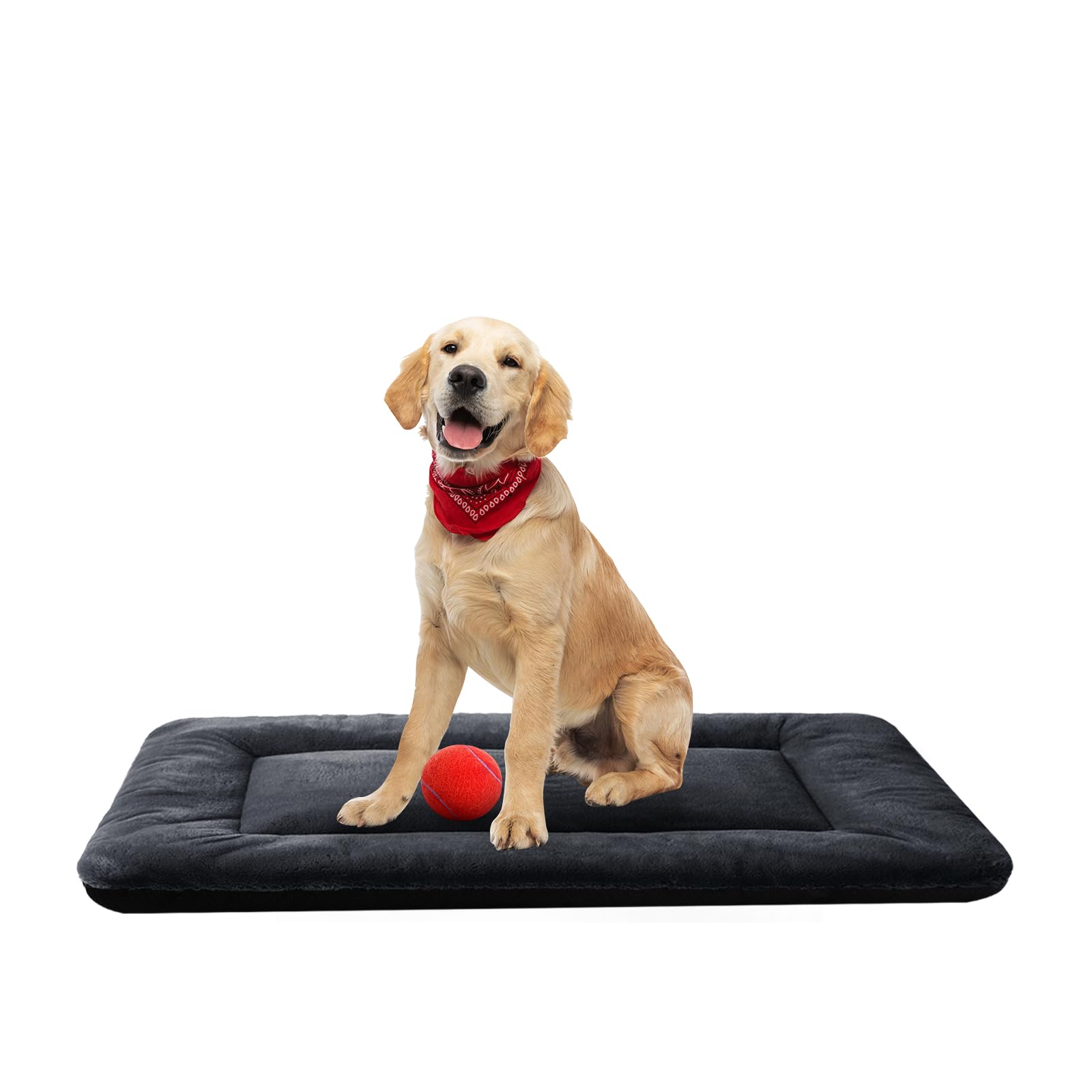 Dog Beds Crate Pad for Medium/Large Dogs Fit Metal,Ultra Soft, Washable & Anti-Slip Kennel Pad for Dogs Cozy Sleeping