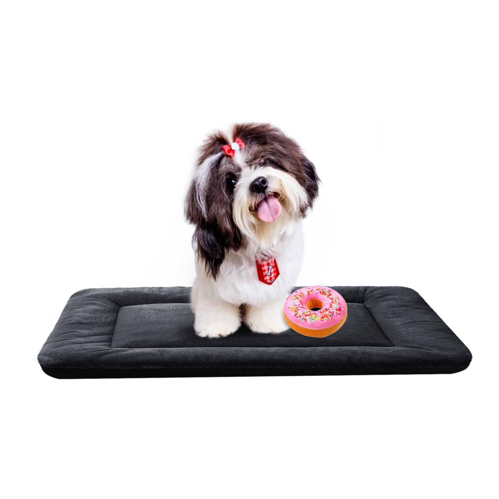 Dog Beds Crate Pad for Medium/Large Dogs Fit Metal,Ultra Soft, Washable & Anti-Slip Kennel Pad for Dogs Cozy Sleeping