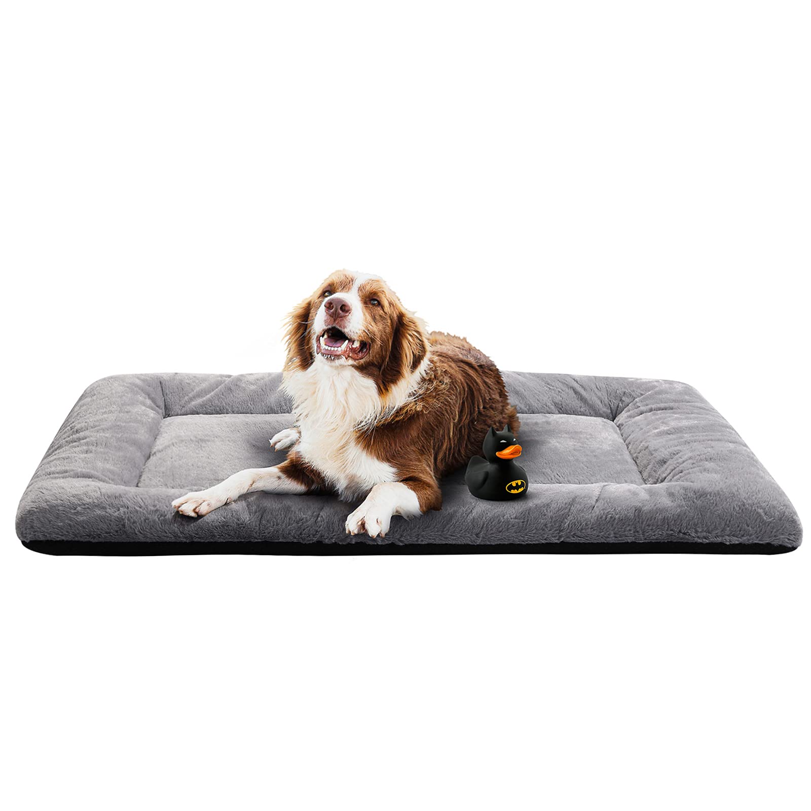 Dog Beds Crate Pad for Medium/Large Dogs Fit Metal,Ultra Soft, Washable & Anti-Slip Kennel Pad for Dogs Cozy Sleeping