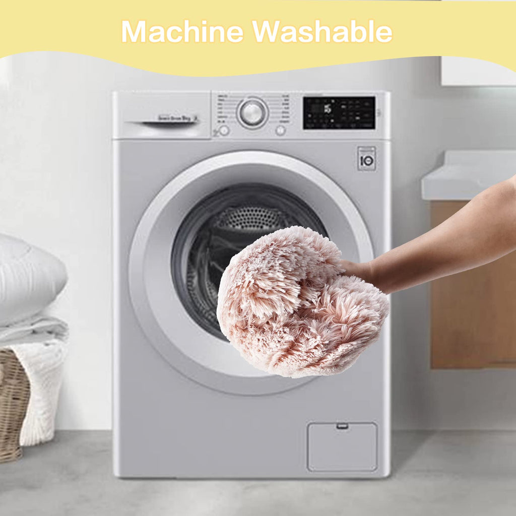 Calming Donut Dog Bed for Extra Large Dogs, Round Plush Bed with Non-Slip Bottom