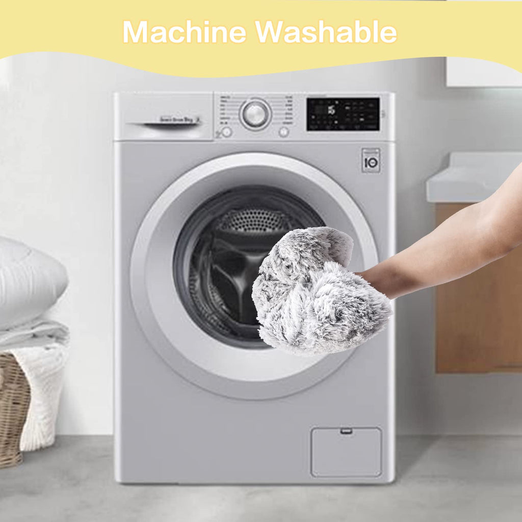 Calming Donut Dog Bed for Extra Large Dogs, Round Plush Bed with Non-Slip Bottom