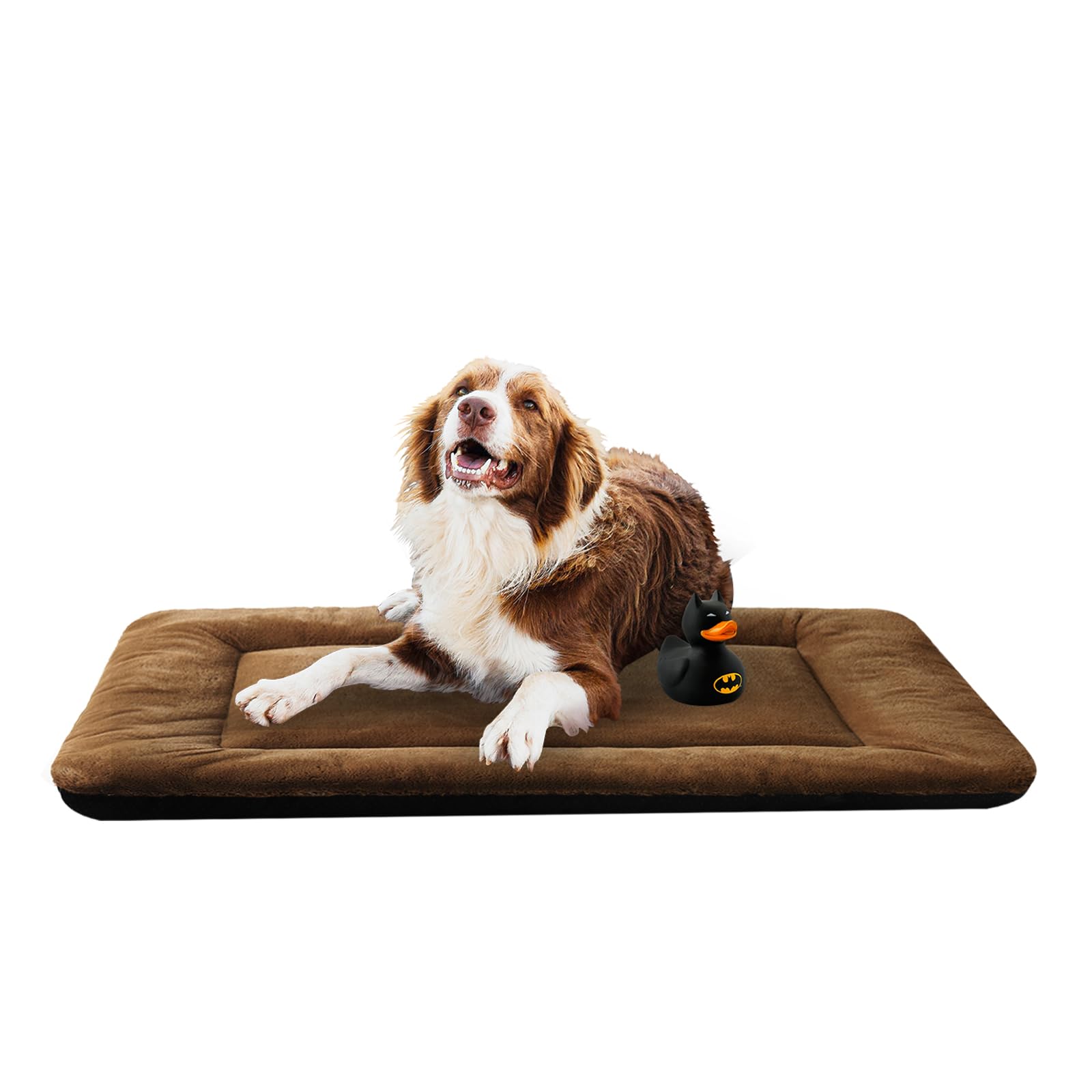 Dog Beds Crate Pad for Medium/Large Dogs Fit Metal,Ultra Soft, Washable & Anti-Slip Kennel Pad for Dogs Cozy Sleeping
