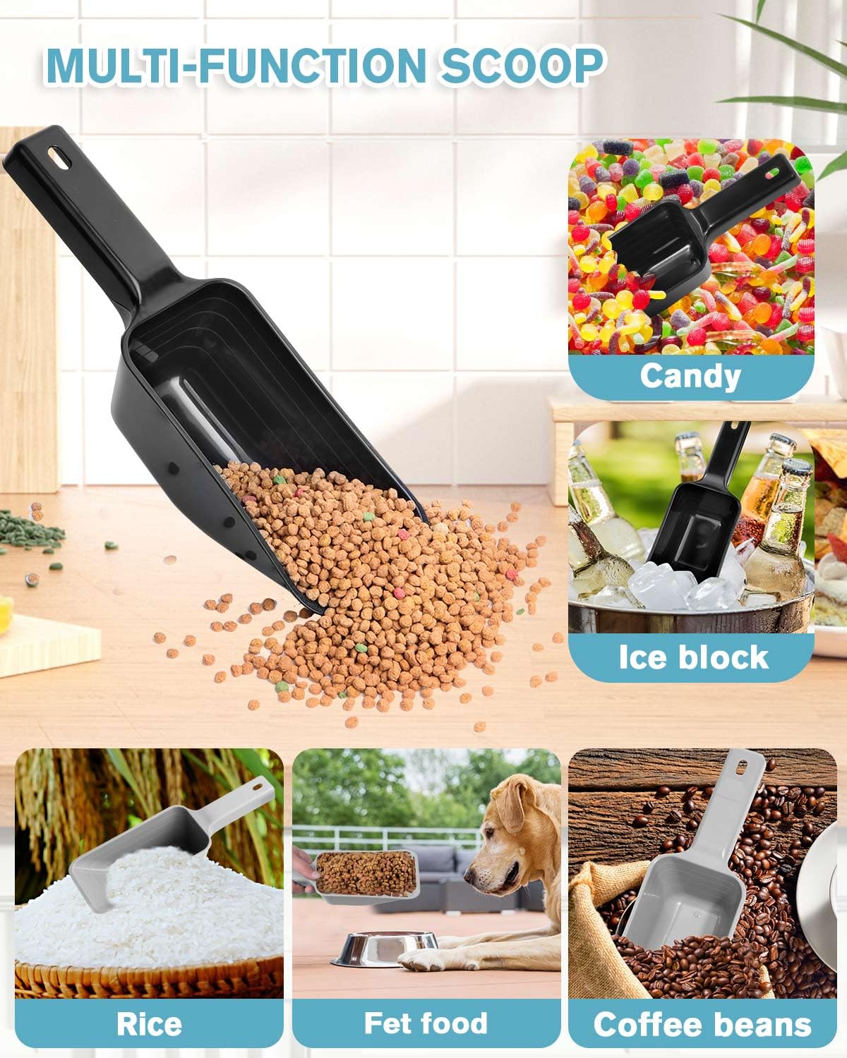 2 Cup Dog Food Scoop(2 Pack)