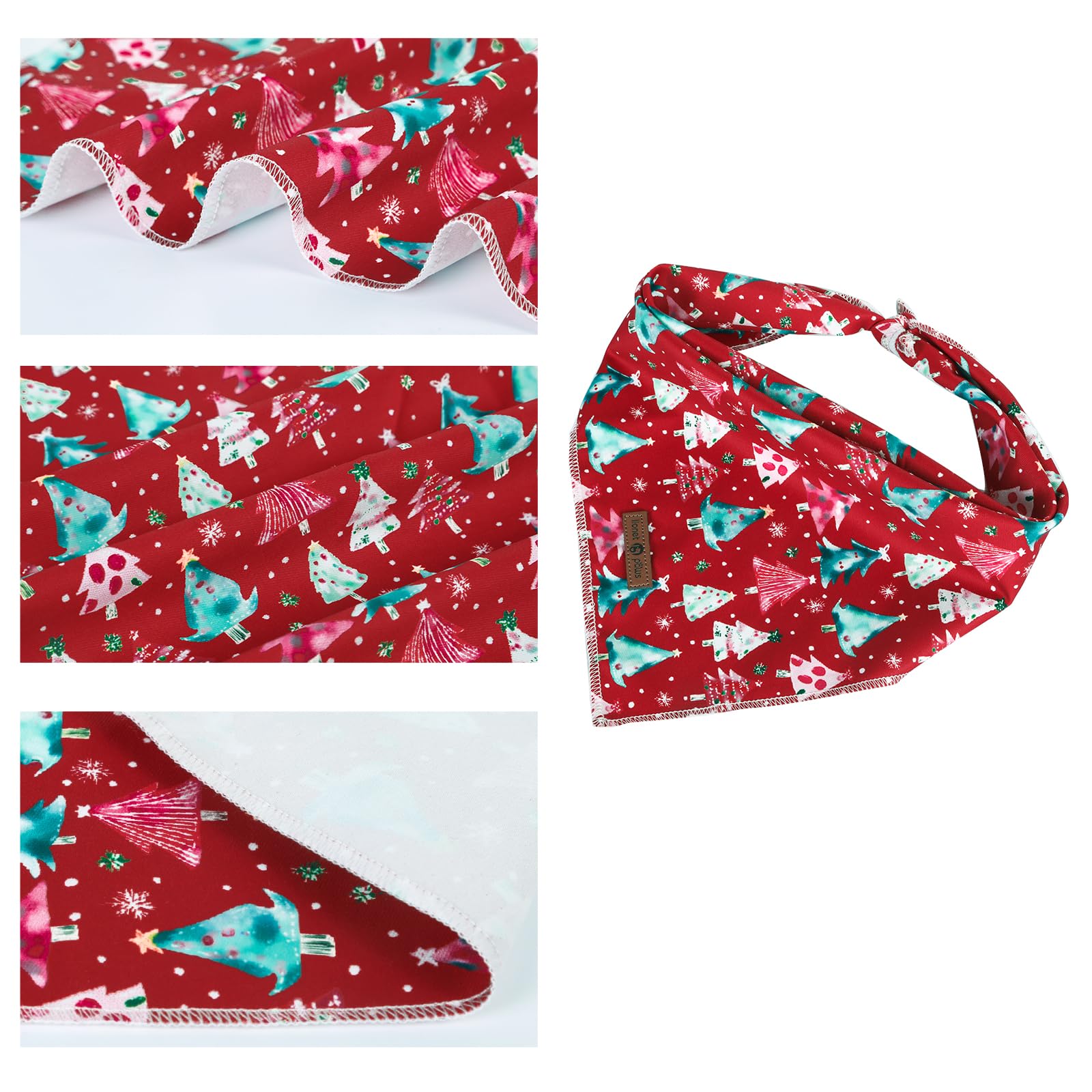 Paws Dog Bandana for Small Medium Large Dogs, Cat Kerchief Blue DOIT, Triangle Bibs Scarf for Girl or Boy