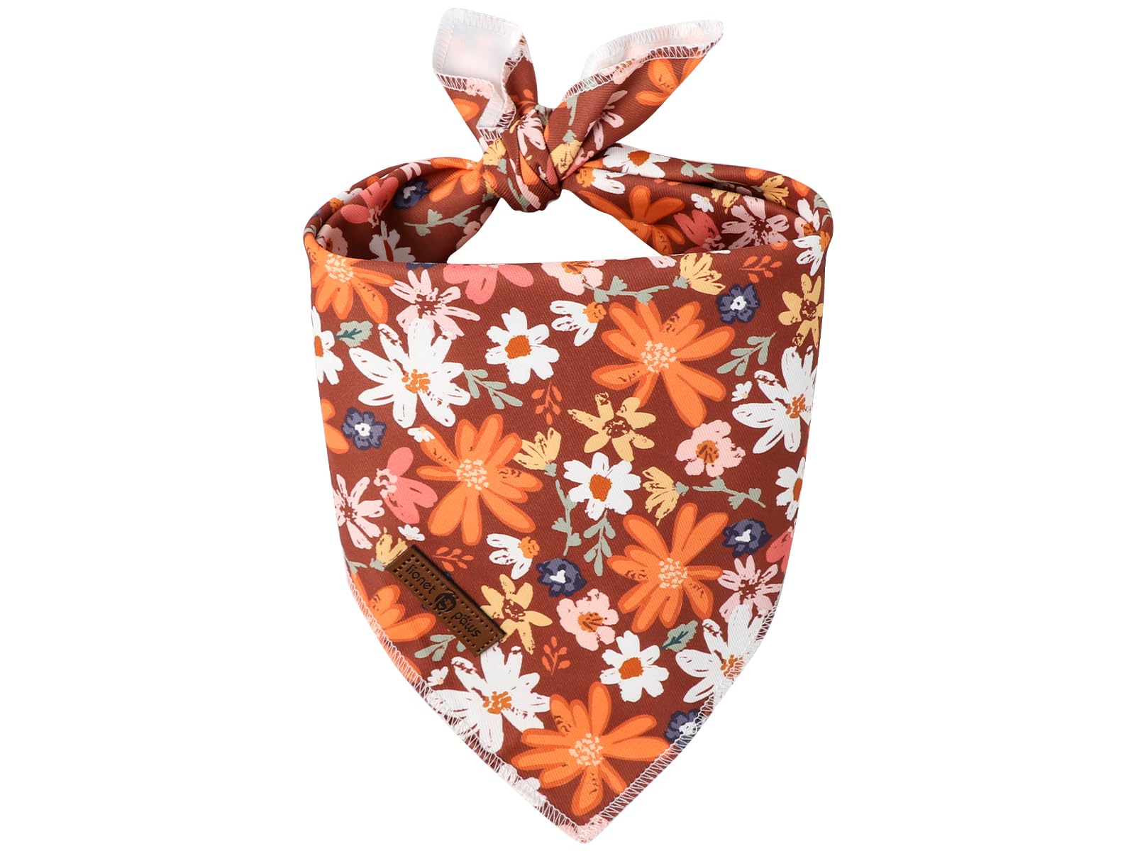 Paws Dog Bandana for Small Medium Large Dogs, Cat Kerchief Blue DOIT, Triangle Bibs Scarf for Girl or Boy