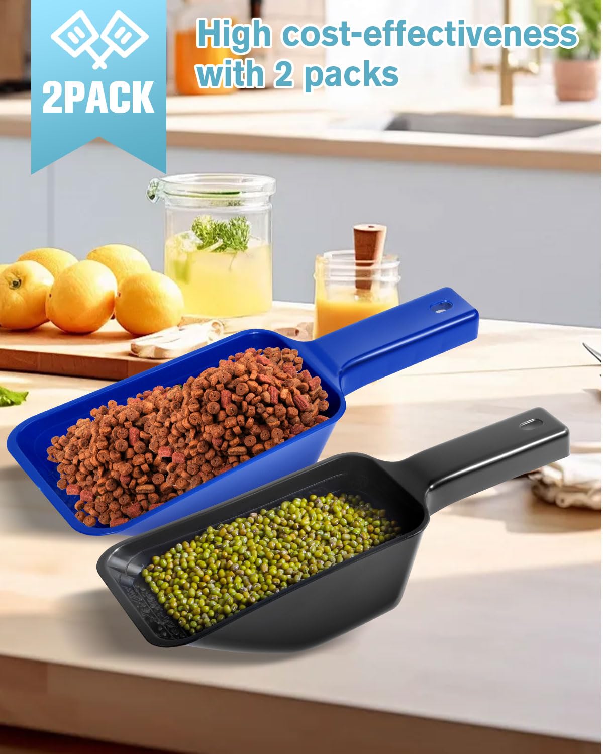 2 Cup Dog Food Scoop(2 Pack)