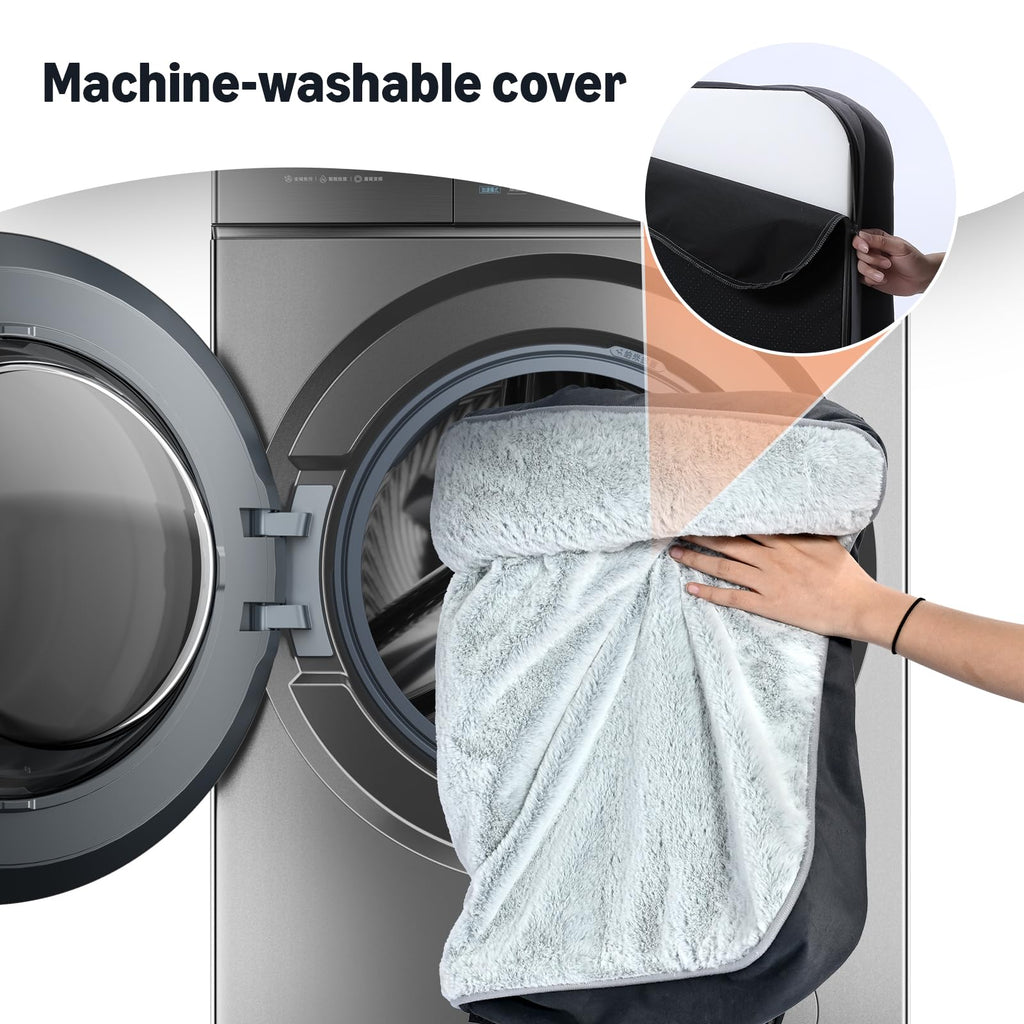 Washable L-Shaped Dog Bed for Small Dogs, Anti-Slip Pet Sofa Bed for Indoor Dogs, Crate Bed