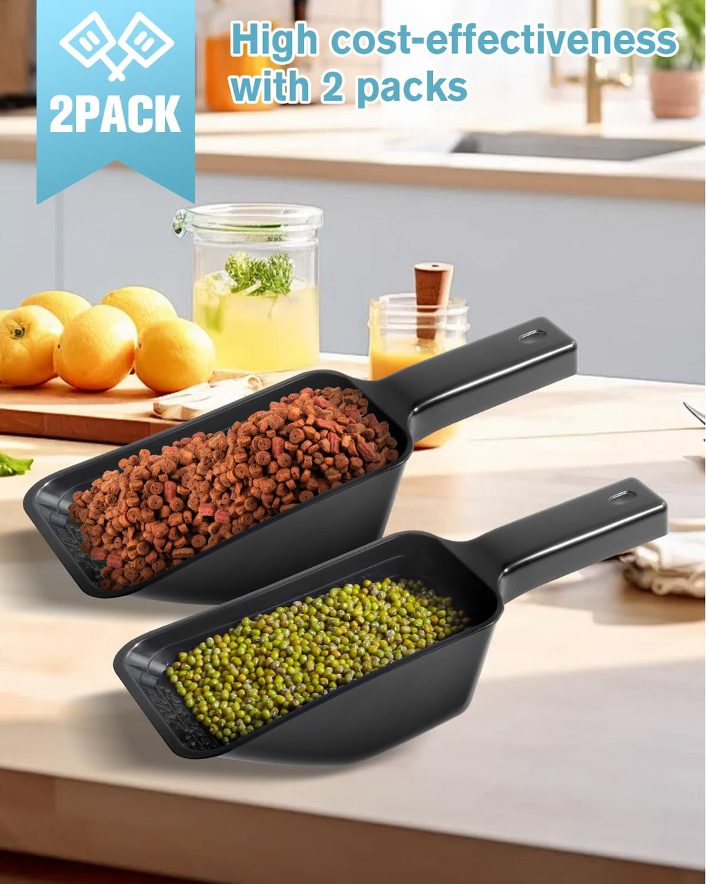 2 Cup Dog Food Scoop(2 Pack)