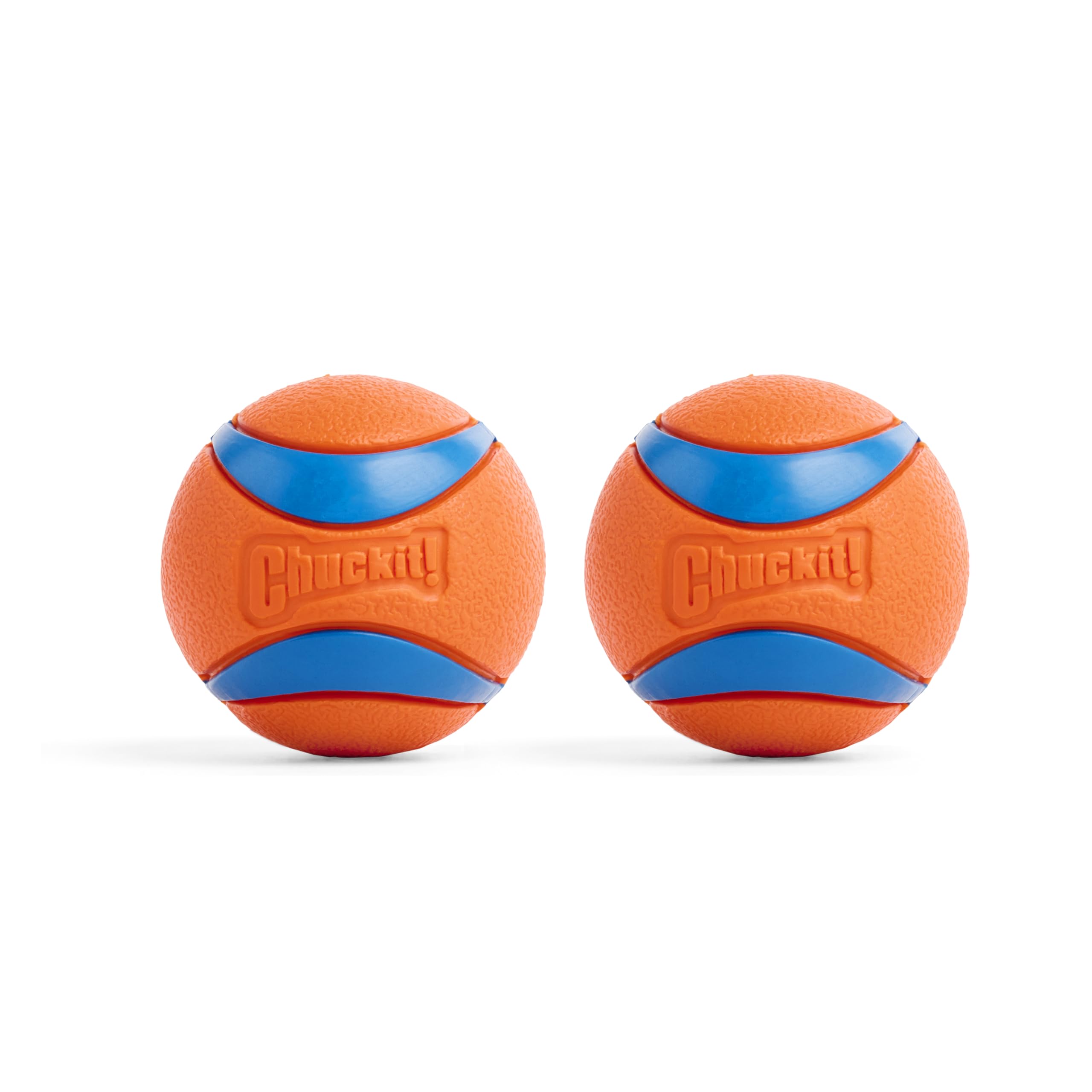 Chuckit! Ultra Squeaker Balls for Dogs, Floating Water Pet Toys, Durable Rubber Pet Toy, Bouncy Squeaky Fetch Balls For Dogs, Pack of 2, Medium (2.5")