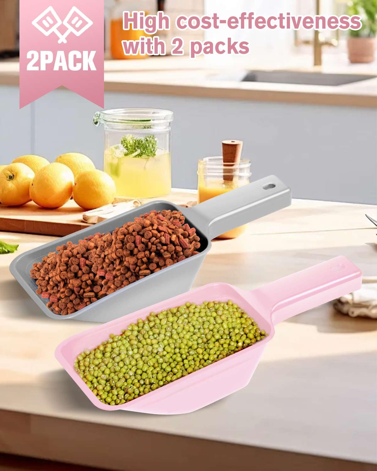 2 Cup Dog Food Scoop(2 Pack)