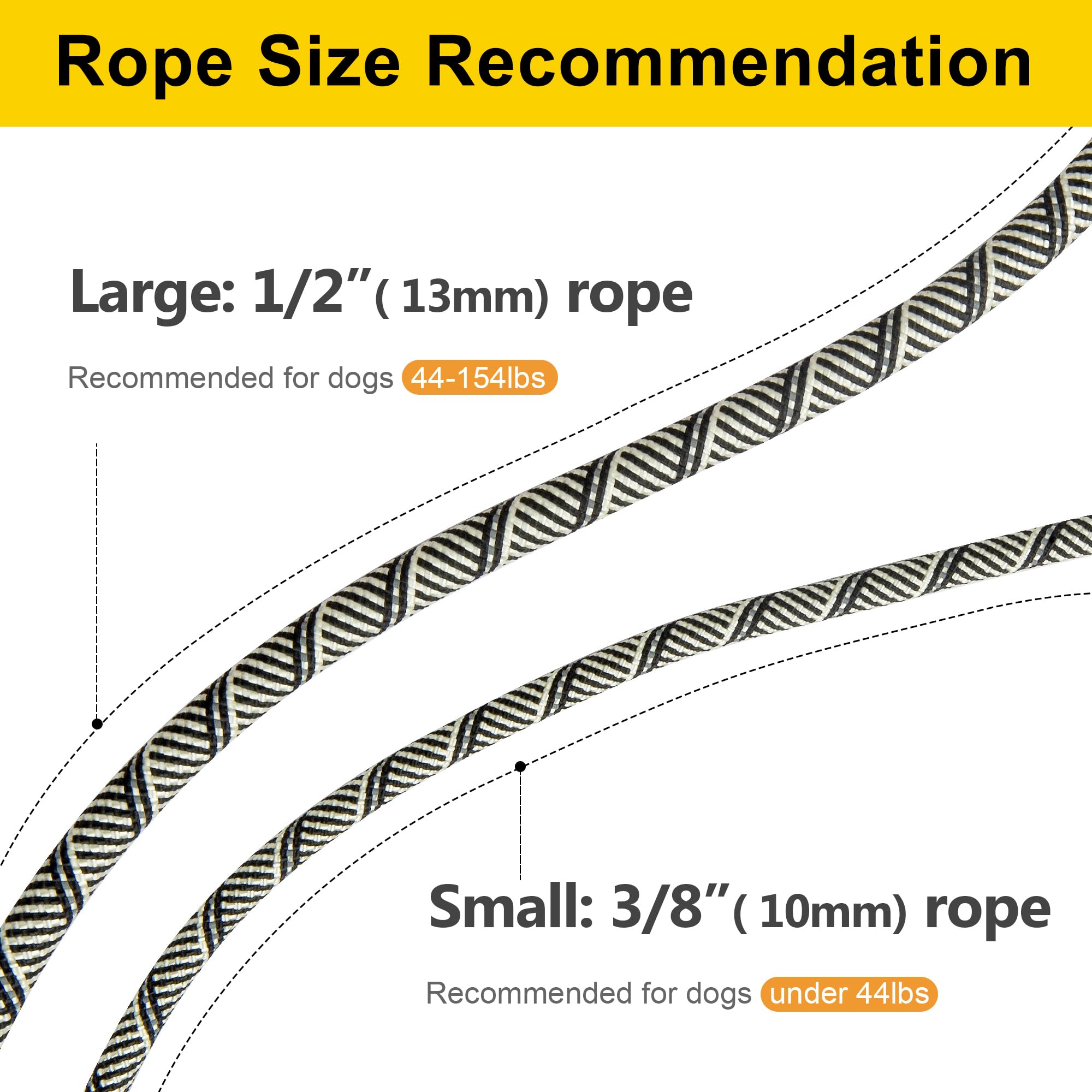 Durable Slip Lead Dog Leash, Heavy Duty Dog Loop Leashes, Comfortable Strong Rope Slip Leash for Large Medium Dogs, No Pull Pet Training Lead with Highly Reflective