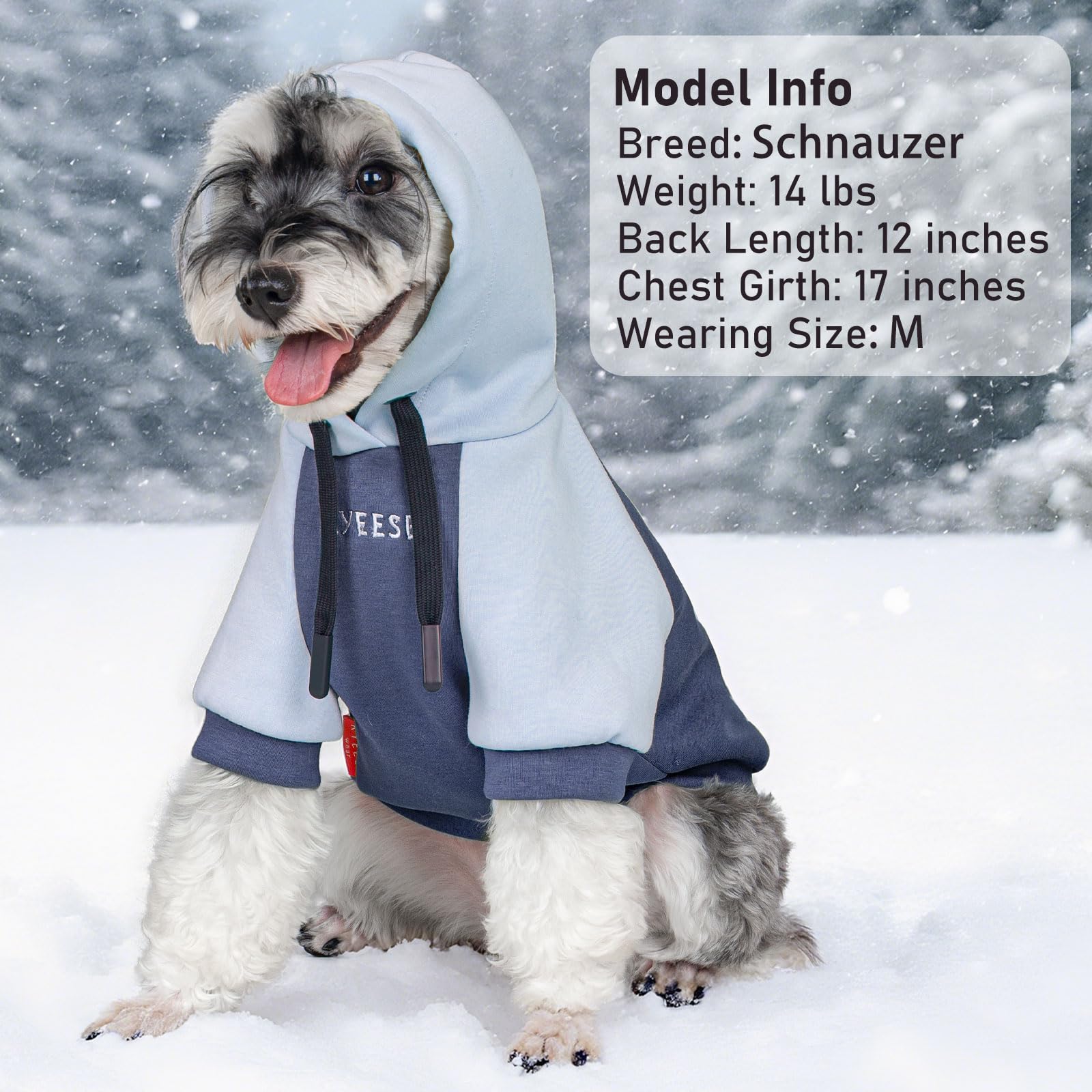 Premium Dog Hoodie Stretchy Pet Sweatshirt with Drawstring Soft Dog Clothes for Small Dogs Dogs Winter Coat for Cold Weather Warm Pet Clothes Comfort Cat Sweater Cat Coat with Leash Hole