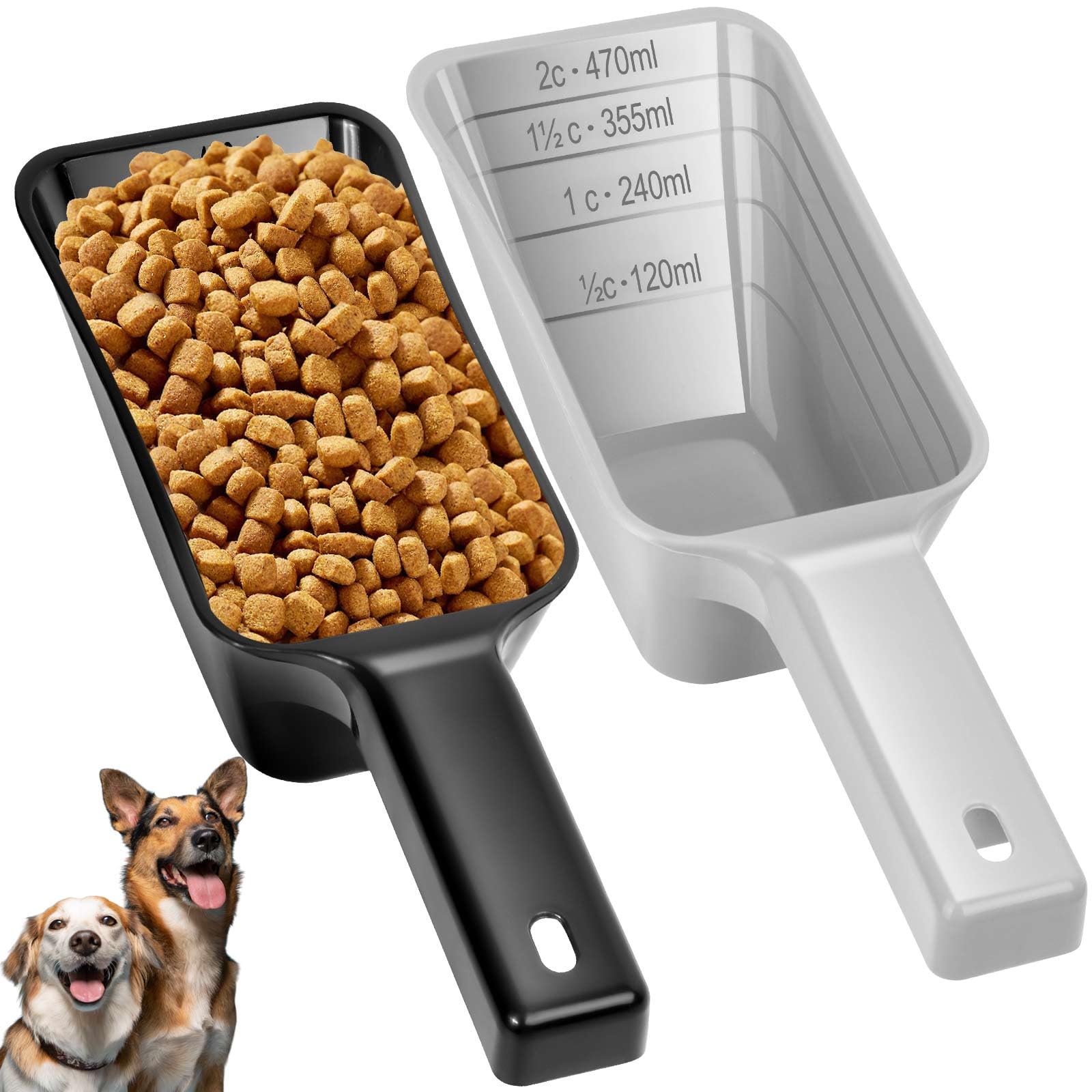 2 Cup Dog Food Scoop(2 Pack)