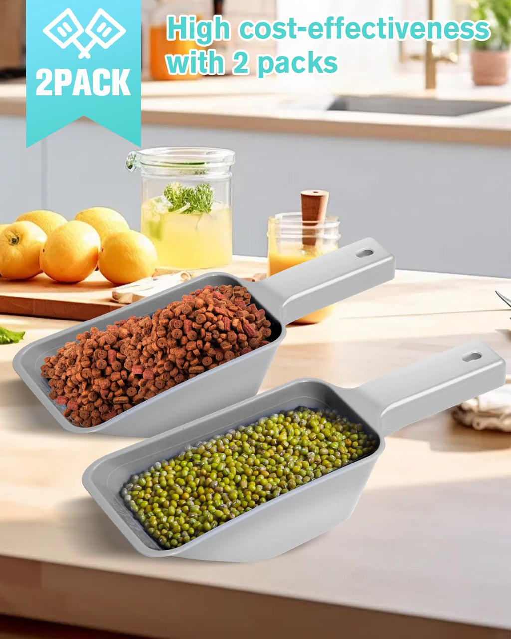 2 Cup Dog Food Scoop(2 Pack)