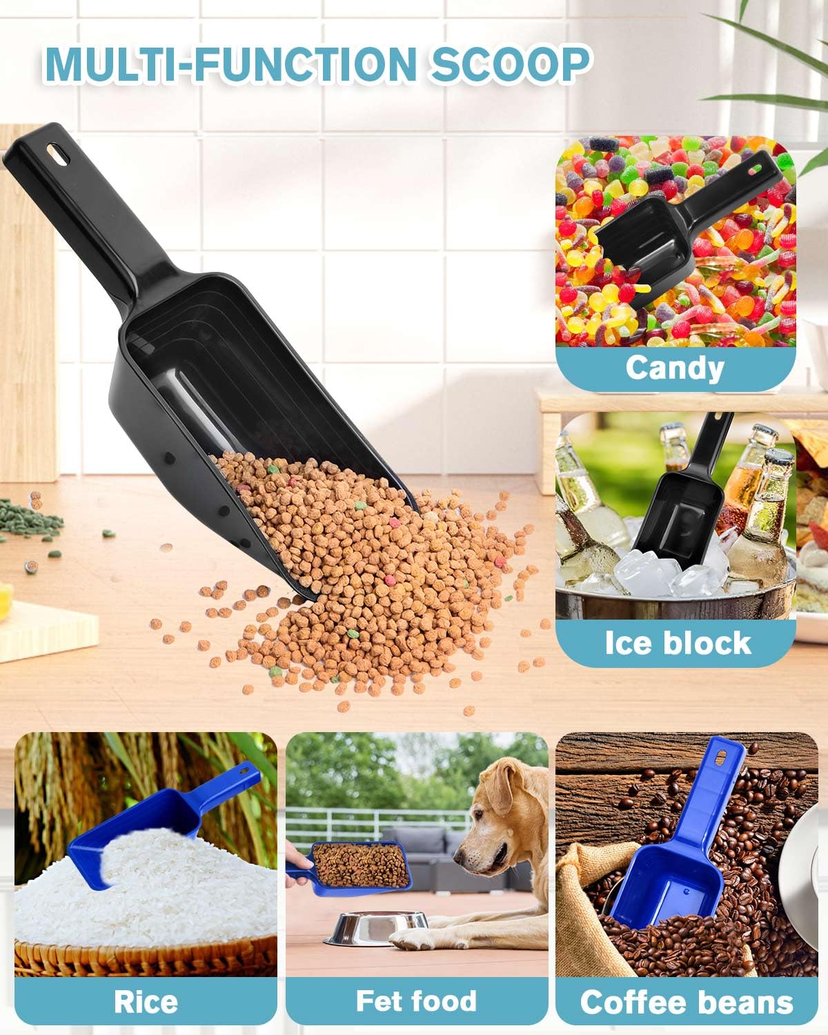 2 Cup Dog Food Scoop(2 Pack)