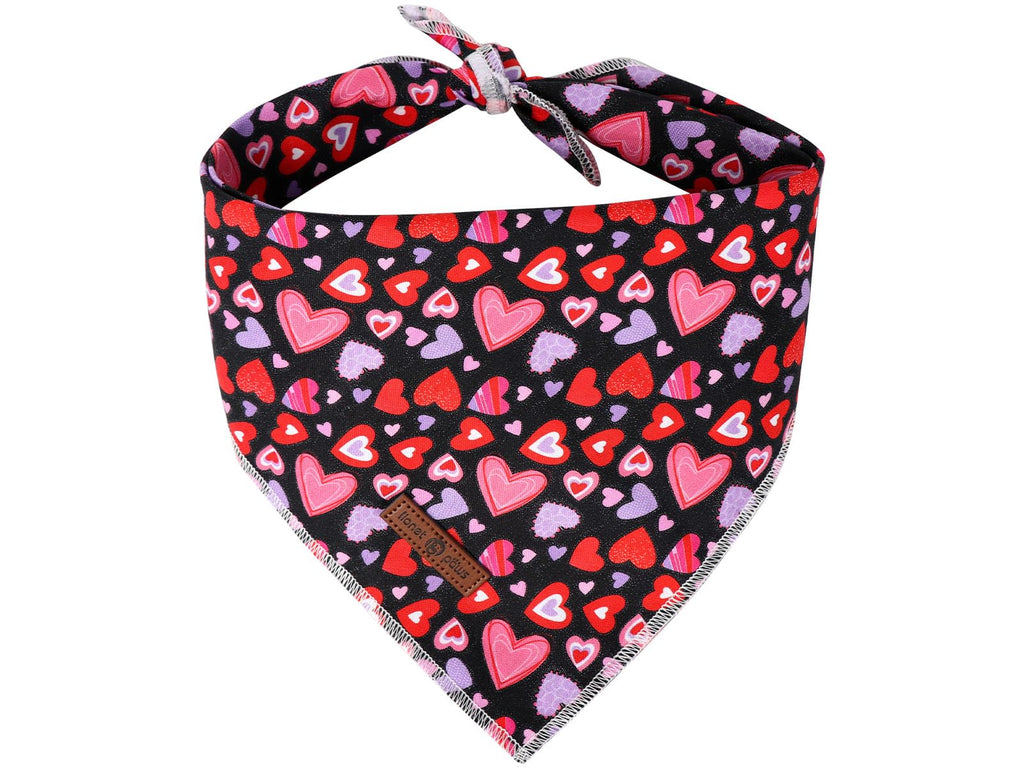 Paws Dog Bandana for Small Medium Large Dogs, Cat Kerchief Blue DOIT, Triangle Bibs Scarf for Girl or Boy