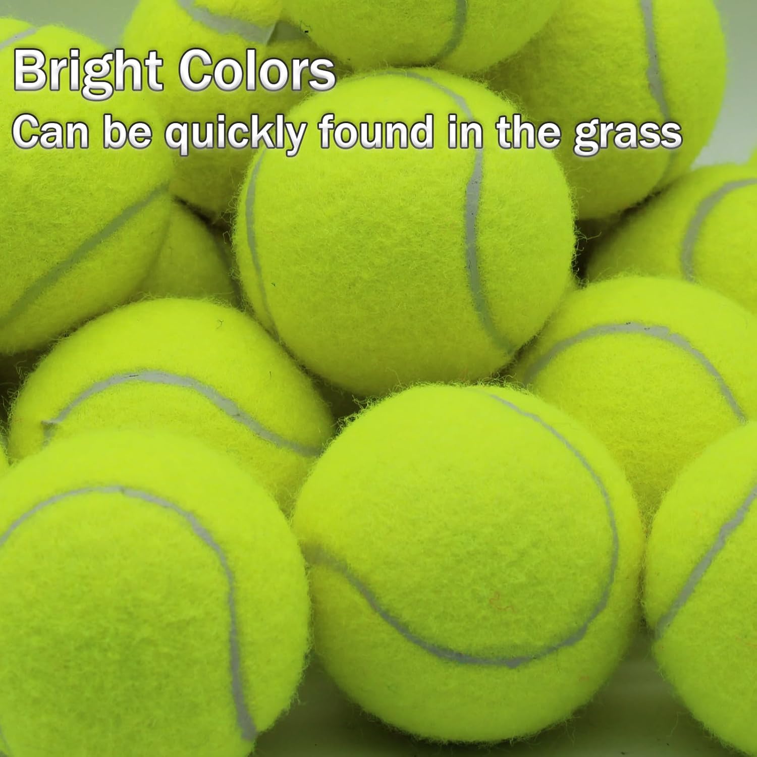 Tennis Balls, 20 Pack Training Tennis Balls,High Elasticity Practice Tennis for Beginner, Exercise Playing Balls for Pet Dog