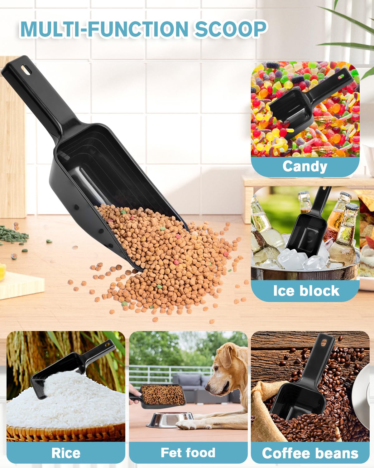 2 Cup Dog Food Scoop(2 Pack)