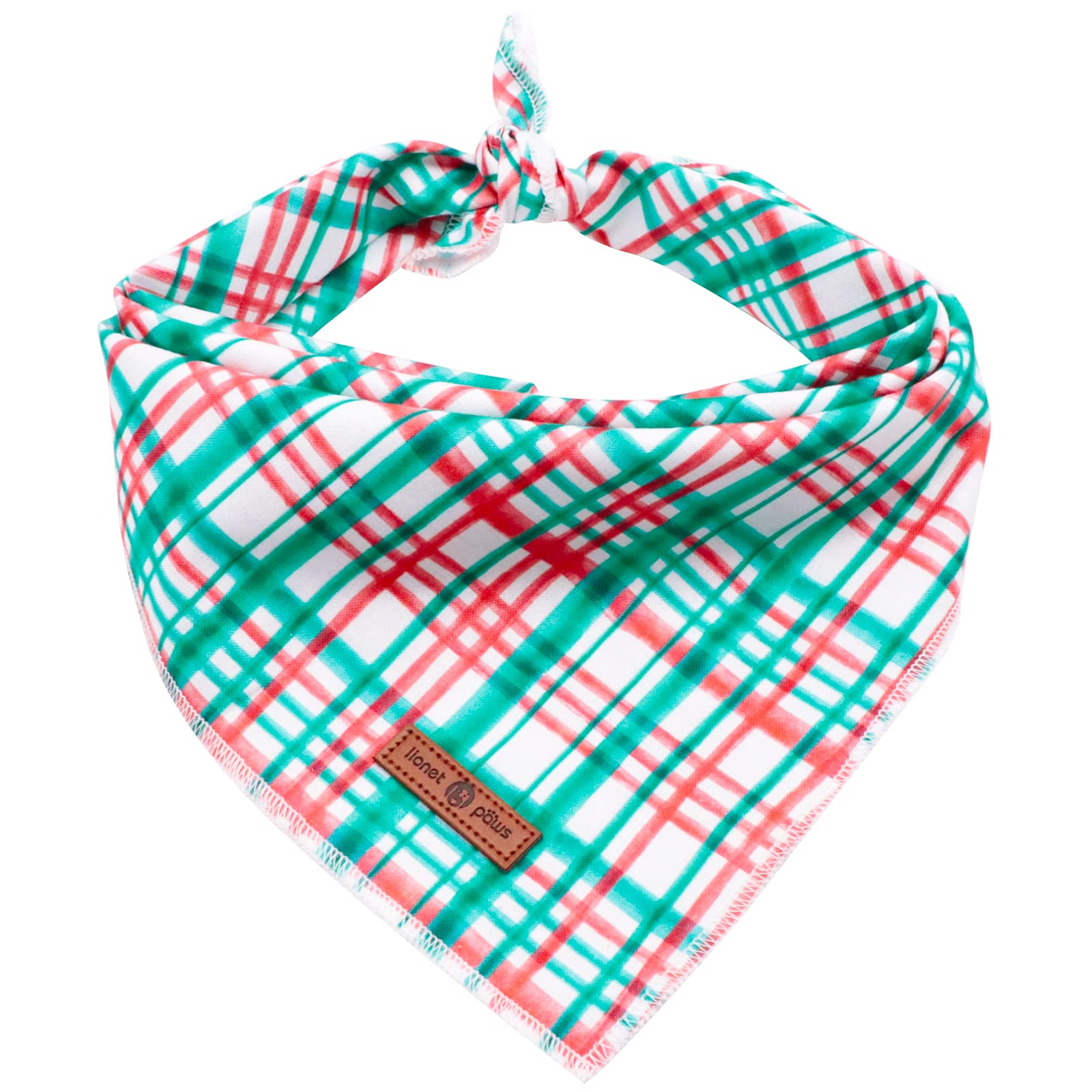 Paws Dog Bandana for Small Medium Large Dogs, Cat Kerchief Blue DOIT, Triangle Bibs Scarf for Girl or Boy