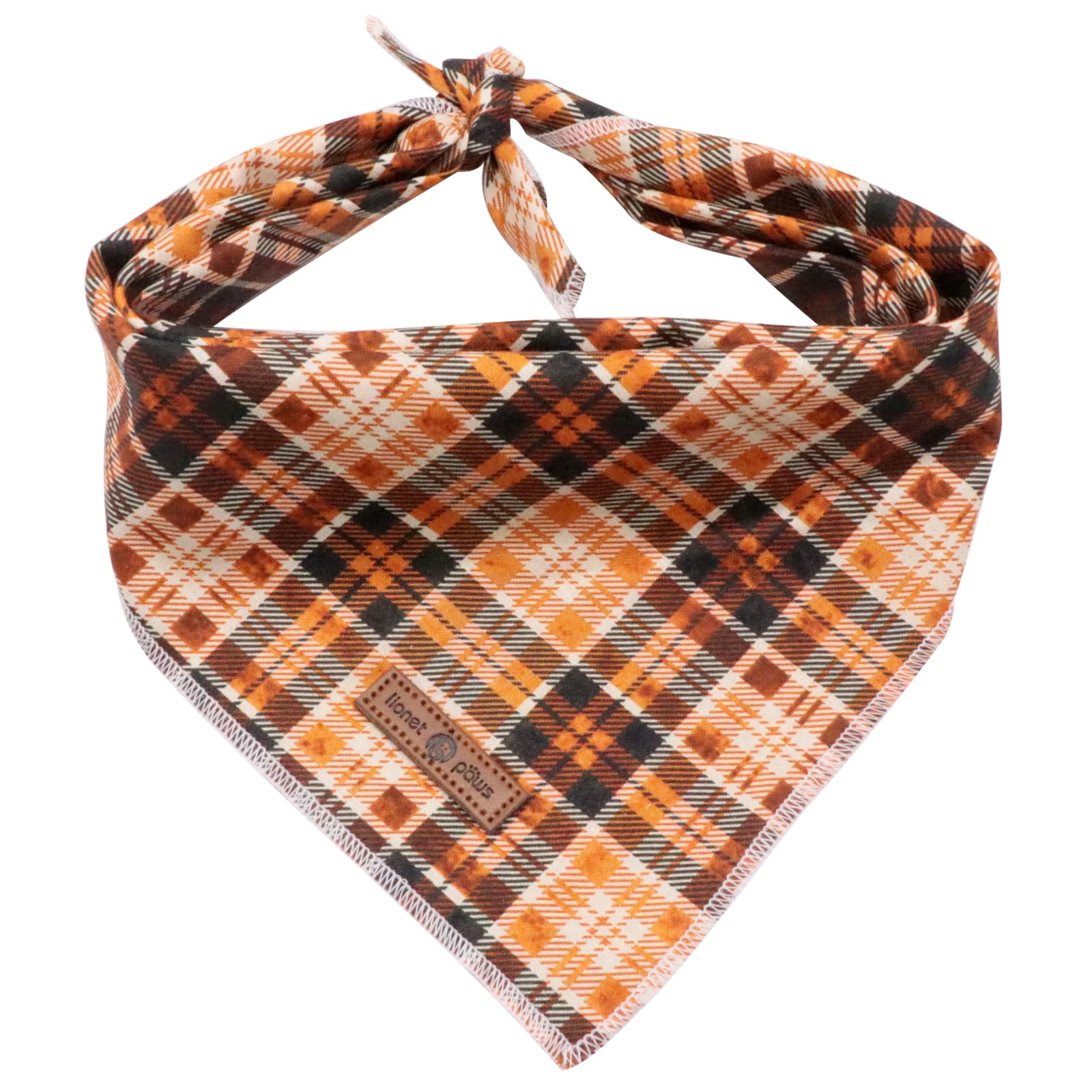 Paws Dog Bandana for Small Medium Large Dogs, Cat Kerchief Blue DOIT, Triangle Bibs Scarf for Girl or Boy