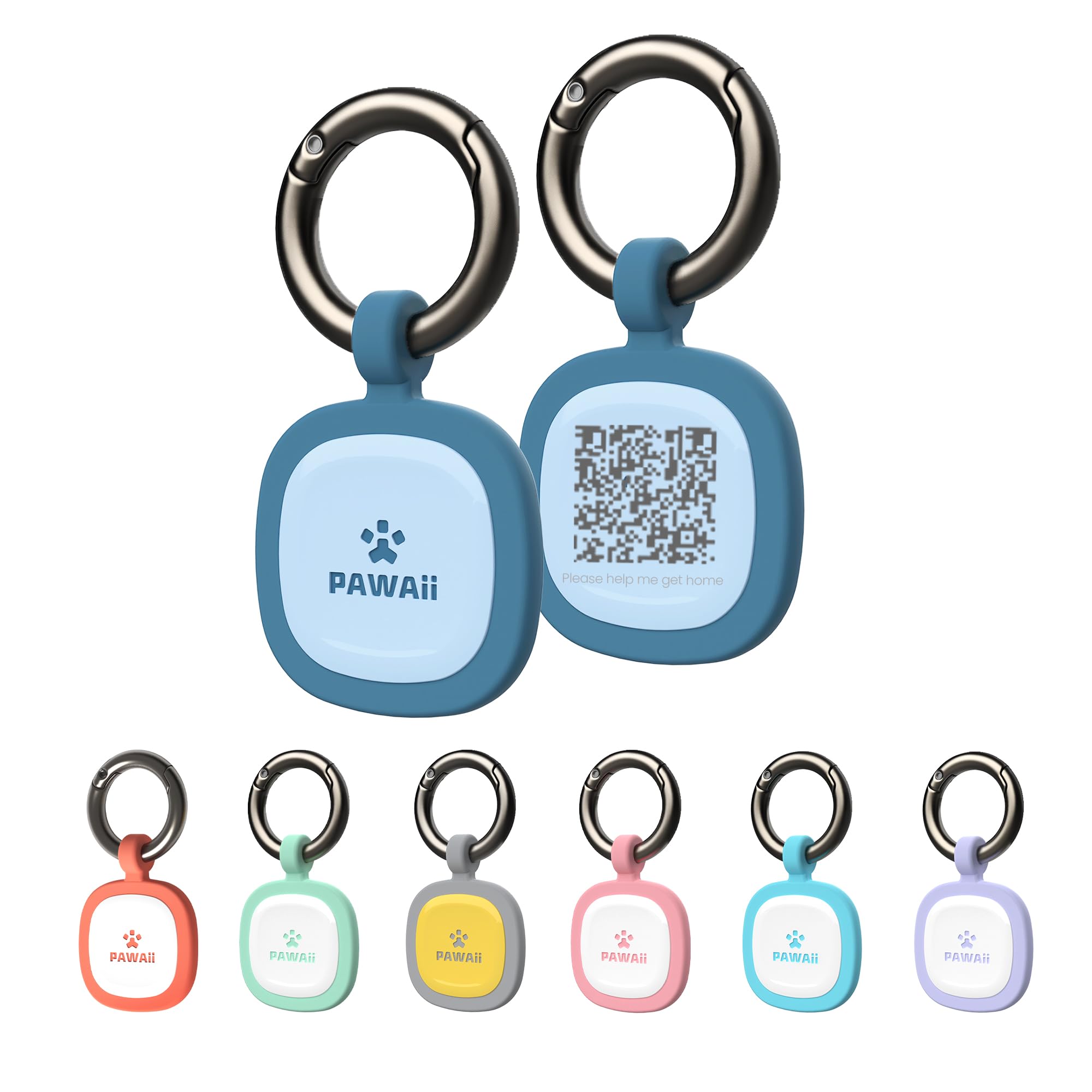 Dog ID Tag, Modifiable Pet Online Profile and Emergency Contacts, Scan QR for Instant Location Alerts, 1 Pack
