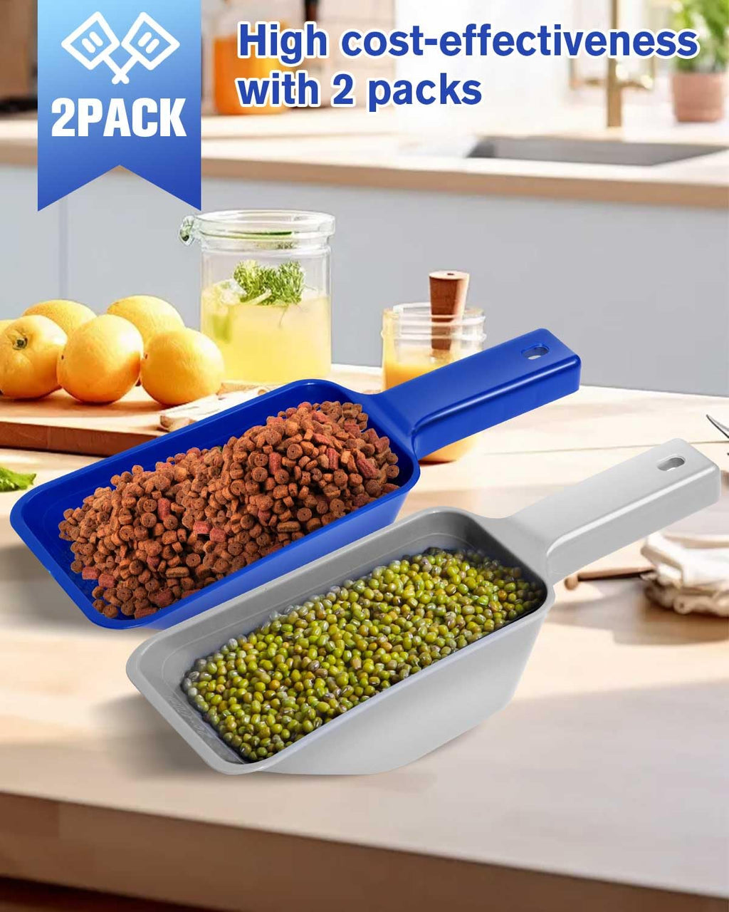 2 Cup Dog Food Scoop(2 Pack)