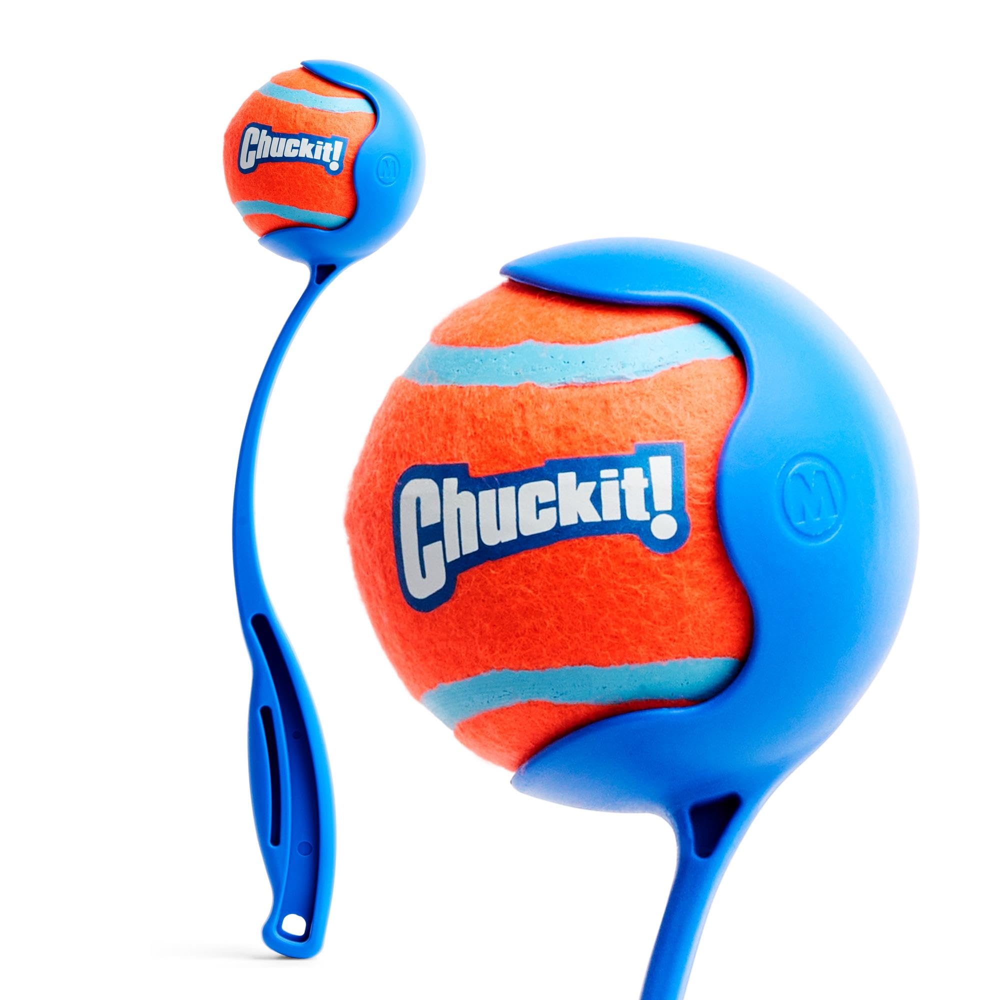 Chuckit! Dog Ball Launcher - Sport 12" with Medium (2.5"), Dog Fetch Ball Thrower, For Dogs 20-60 Pounds, Made in USA