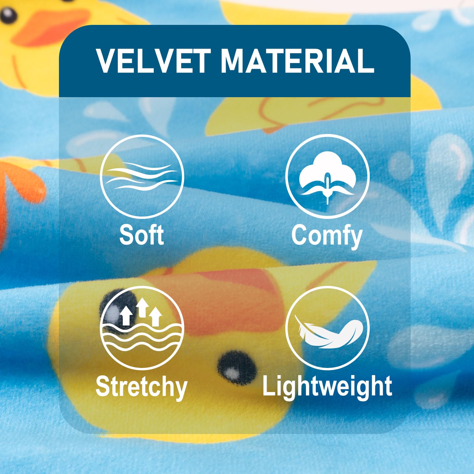 Dog Pajamas Velvet Dog Pajamas Large Sized Dogs Soft Dogs Clothes Pjs with Yellow Ducks Pattern Stretchy Pet Jammies Coat Comfy Pet Onesie Costume