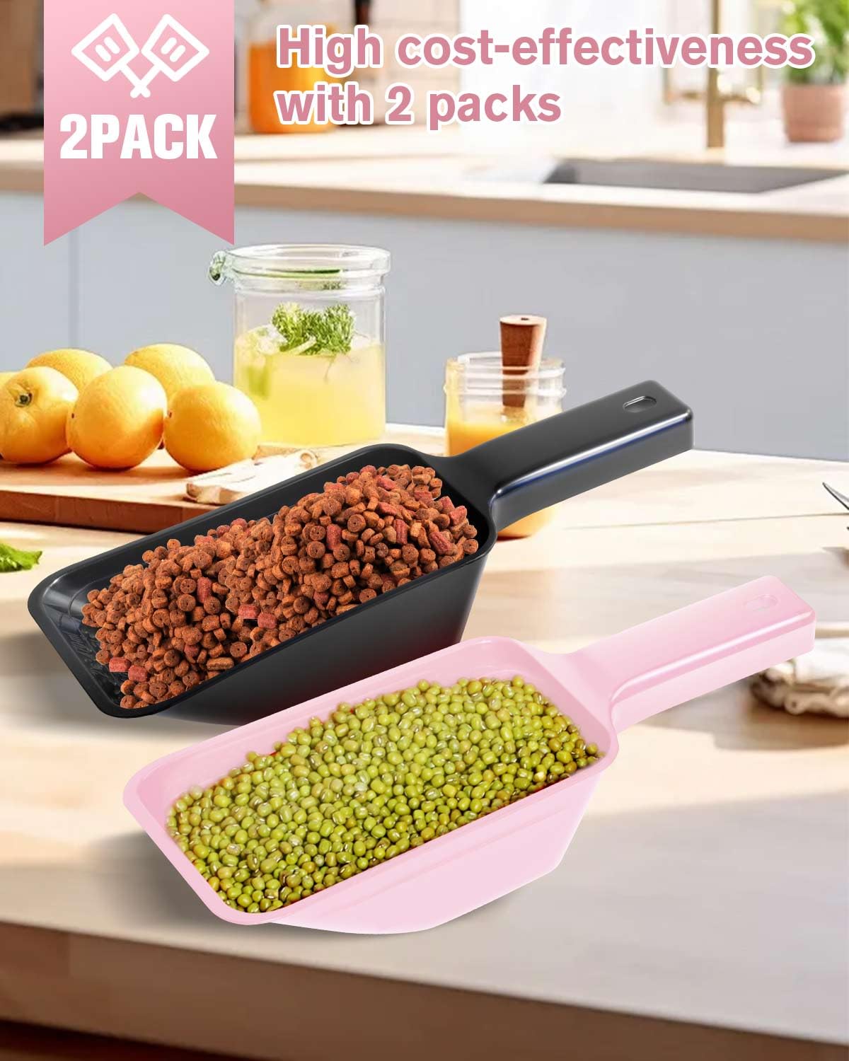 2 Cup Dog Food Scoop(2 Pack)