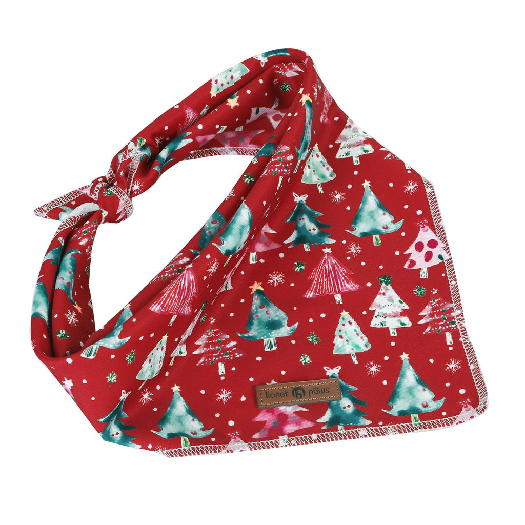 Paws Dog Bandana for Small Medium Large Dogs, Cat Kerchief Blue DOIT, Triangle Bibs Scarf for Girl or Boy