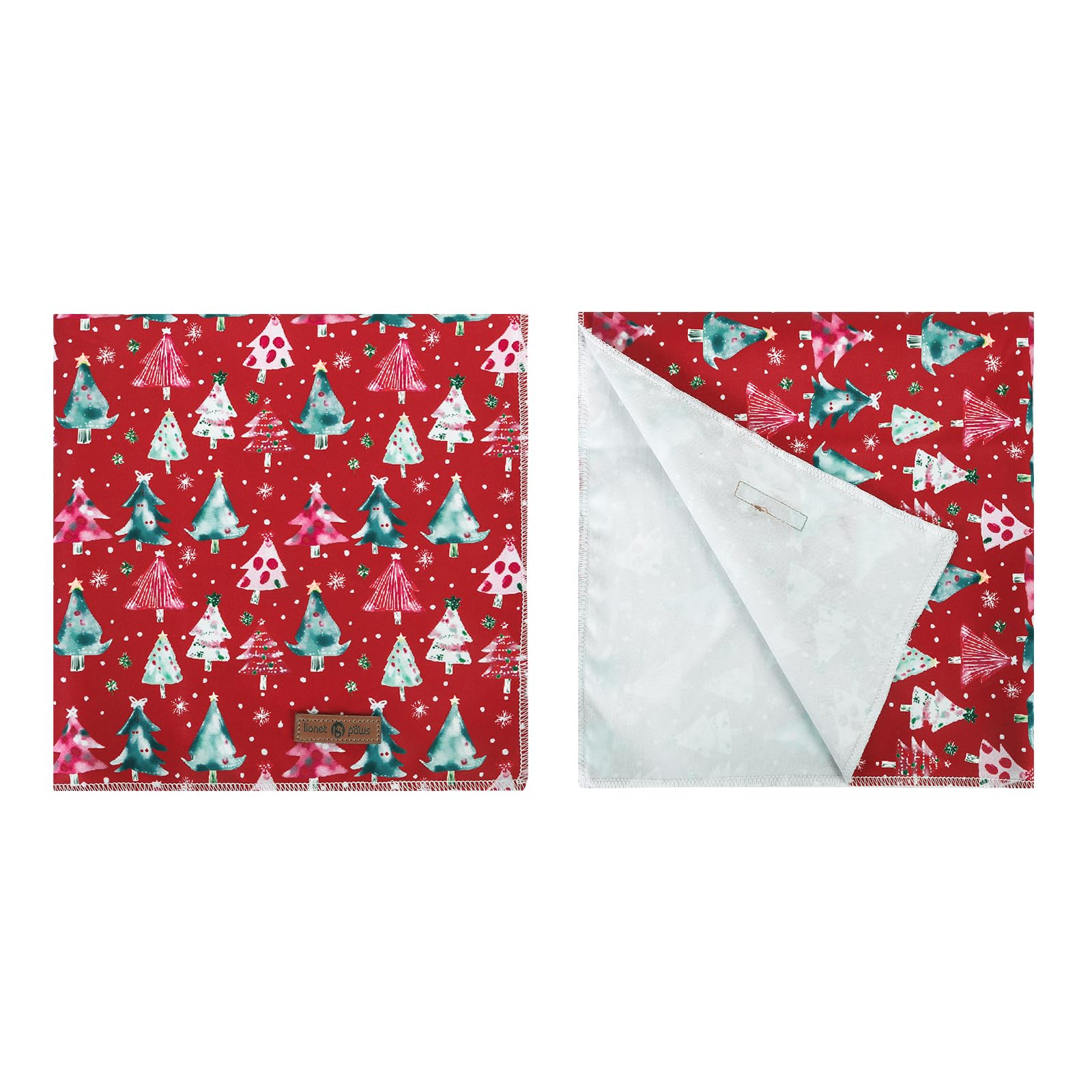 Paws Dog Bandana for Small Medium Large Dogs, Cat Kerchief Blue DOIT, Triangle Bibs Scarf for Girl or Boy