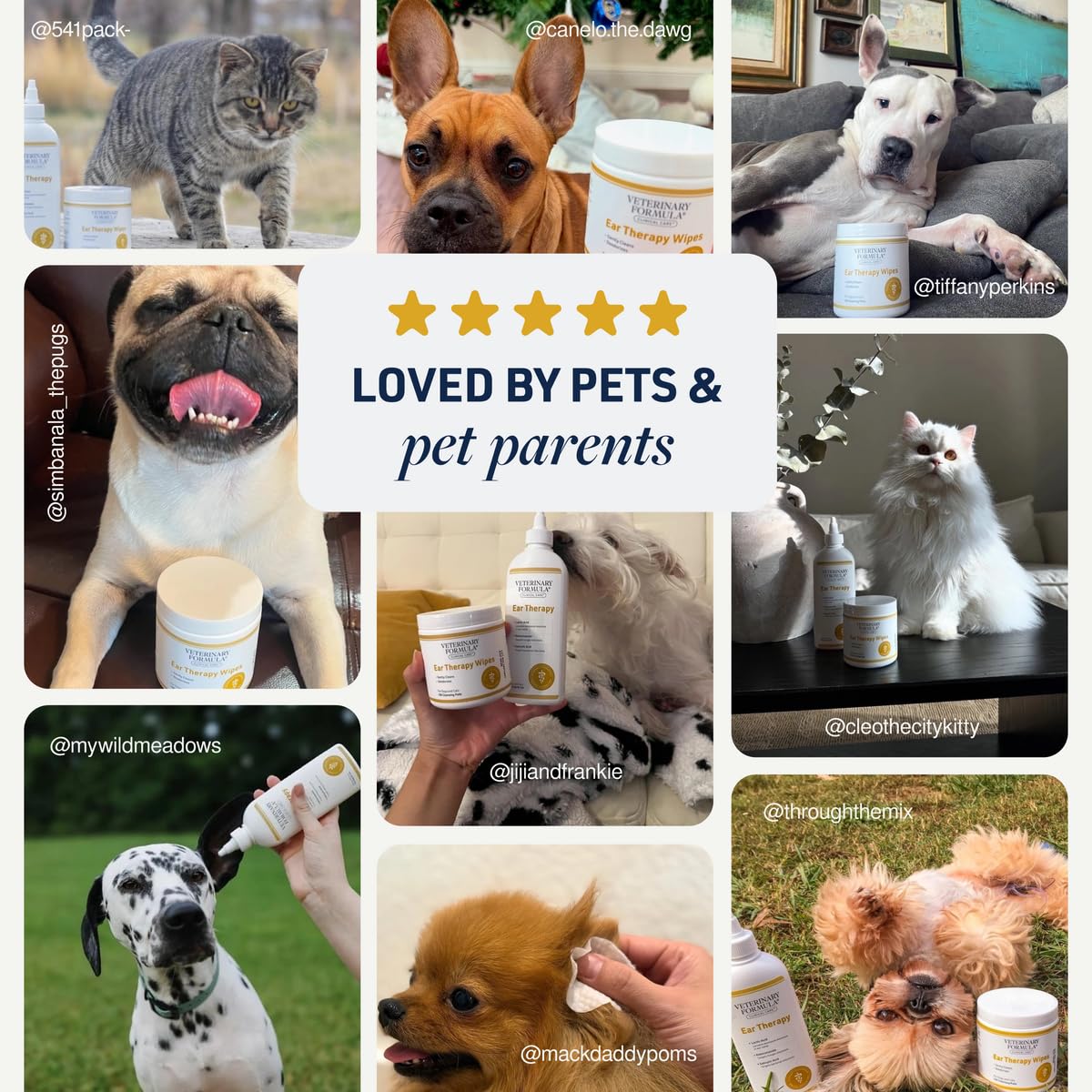 Veterinary Formula Clinical Care Ear Therapy, 8 oz. – Cat and Dog Ear Cleaner – Helps Soothe Itchiness and Clean The Ear Canal of Debris and Buildup